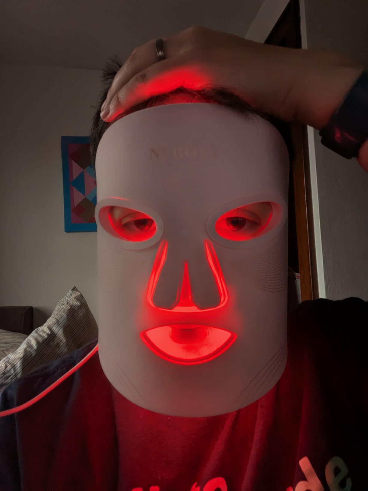 LED Light Therapy Mask Model:2344, 7 Color LED Face Mask Light Therapy customer photo 2