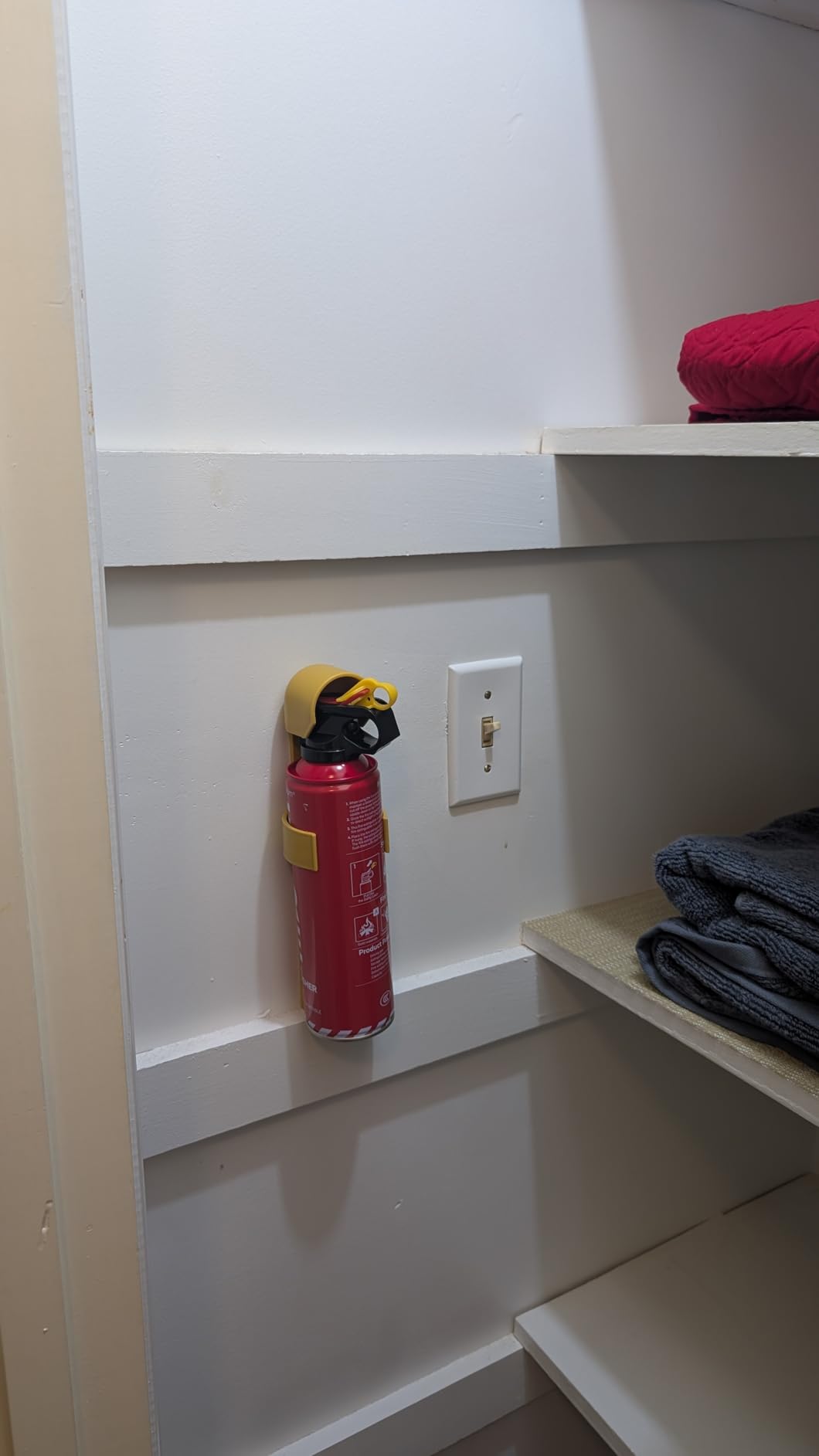 AmzBoom 2-Pack Fire Extinguisher for Home, Kitchen, Car, and Grill with Mounting Bracket- Extinguishing Spray, Compact A, B, C, K - Eco-Friendly, Prevents Reignition customer photo 2