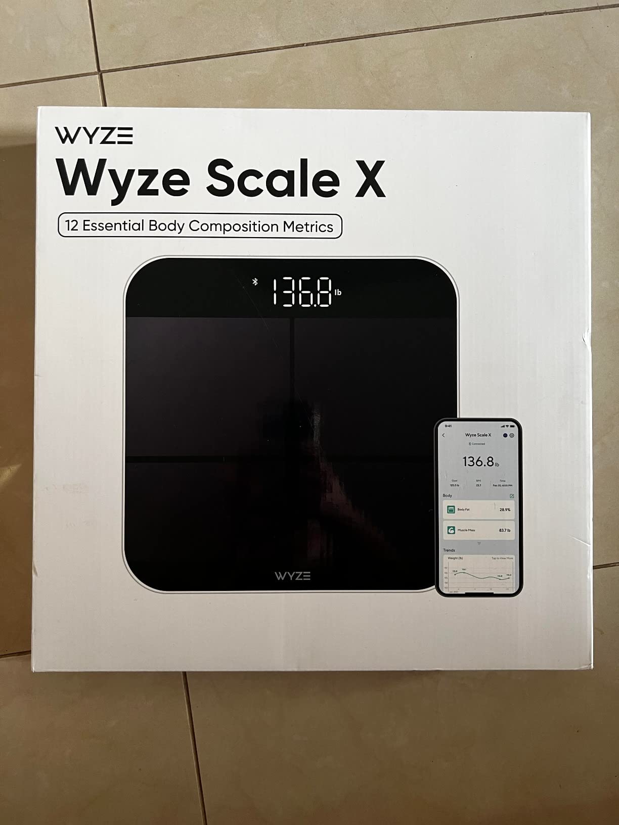 Wyze Scale Ultra, Smart Scale with 4.3