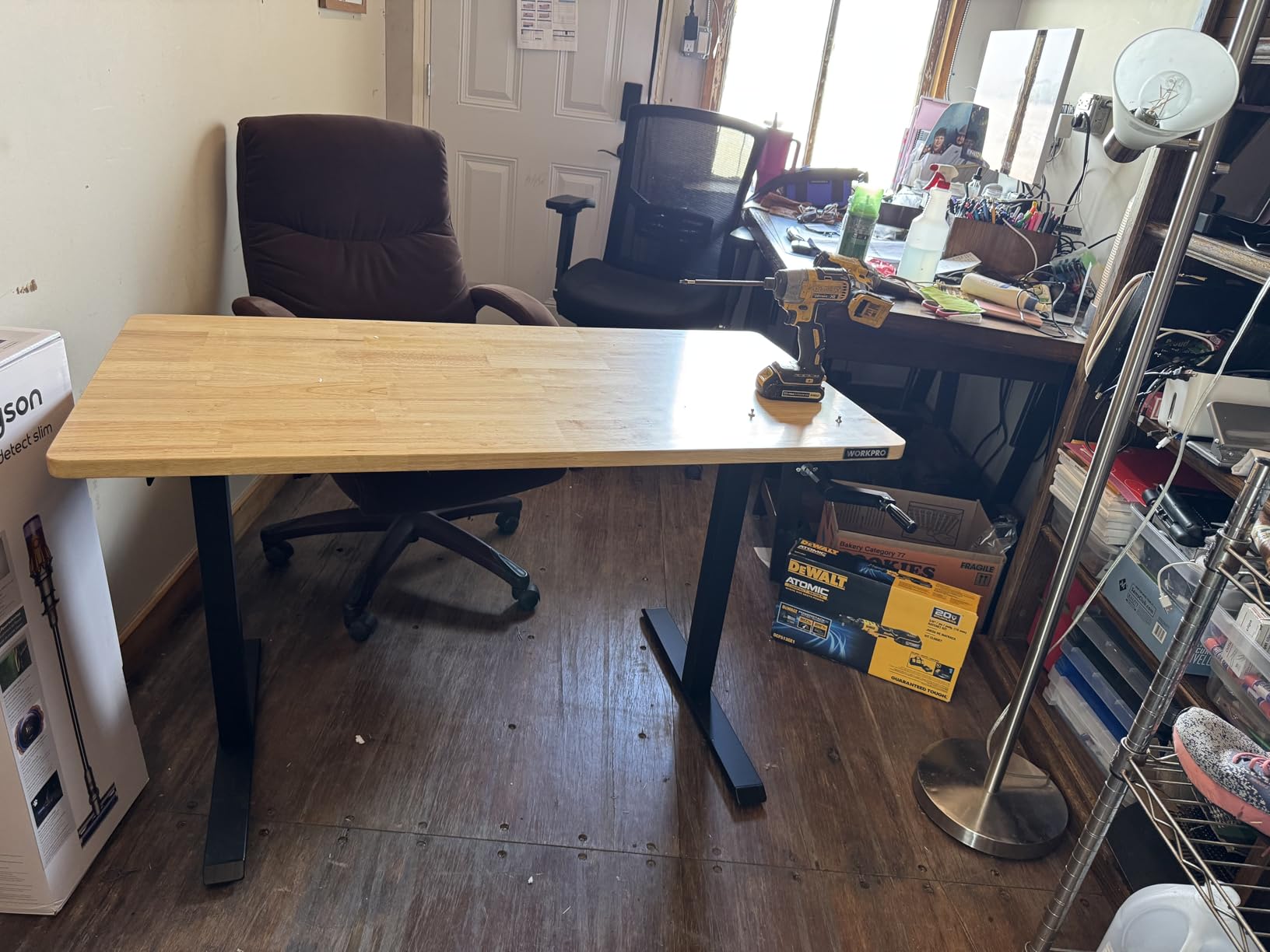 WORKPRO Adjustable Workbench with Crank Handle, 47.2