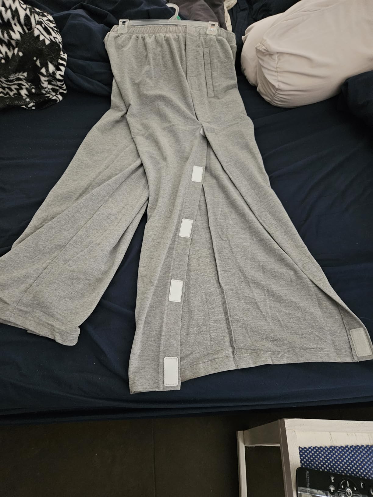 Deyeek Tear Away Pants for Women Side Full Open Sweatpants Loose Fit Casual Post Surgery Adaptive Clothing with Pockets customer photo 2