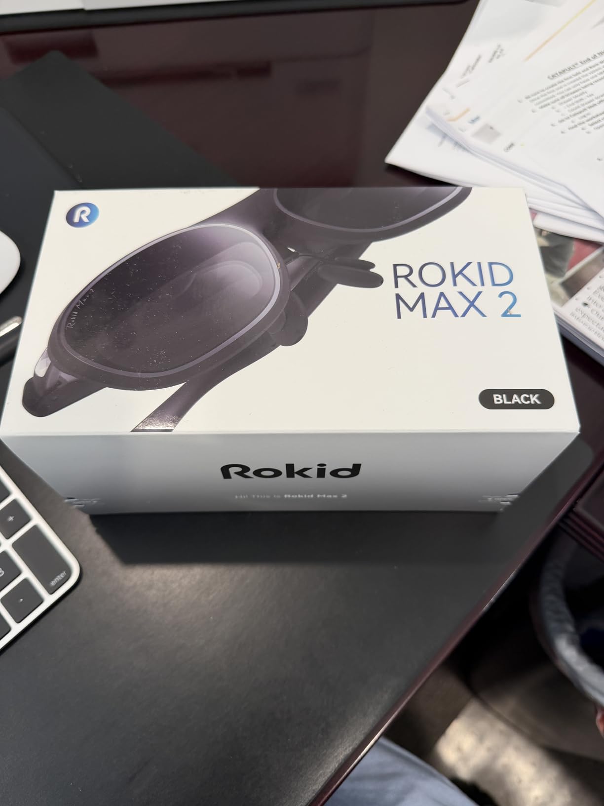 Rokid Max 2 AR Glasses Black, 215 inch Micro-OLED Display, 50 degree FOV, 600 Nits Brightness, Compatible with Smart Phone, Steam Deck, ROG, and More, Immersive Wearable Display for Gaming and Entertainment customer photo 2