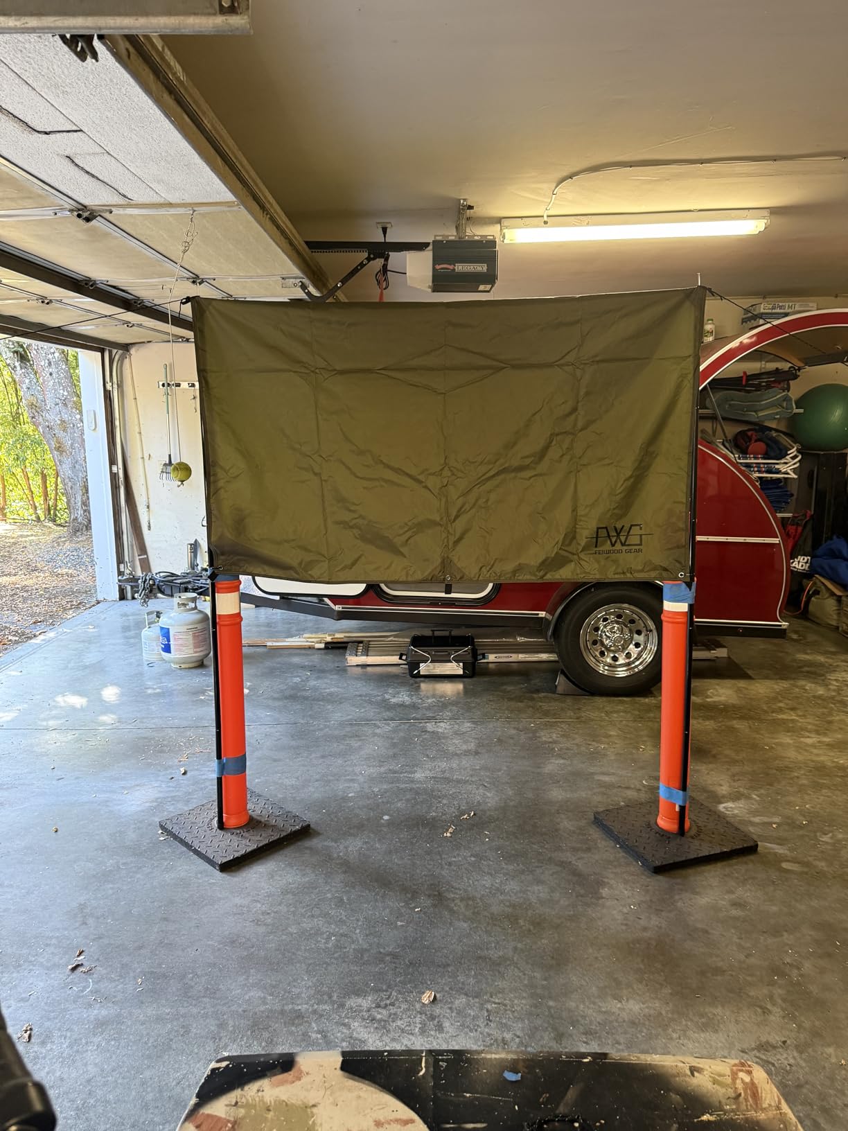 Portable Car Awning for SUV, Vehicle Awning for Camping Van Truck, Needn't Roof Rack Hardwares Waterproof UV50+ 10 x 5.6 ft customer photo 1