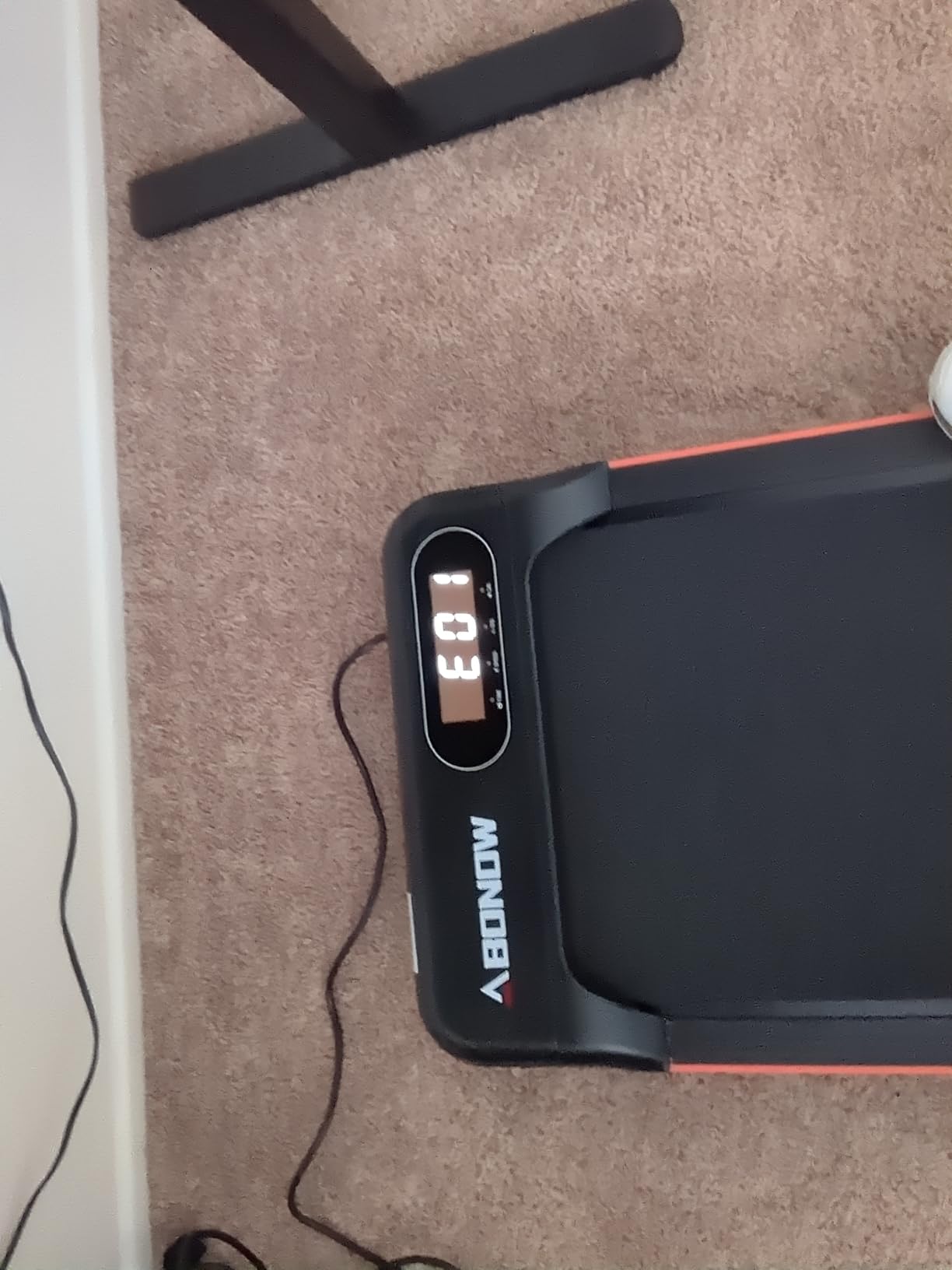 Walking Pad, Under Desk Treadmill with Incline for Home Office 2.5HP Portable Walking Treadmill with 265 Lbs Weight Capacity Walking Machine, Remote Control, LED Display customer photo 2