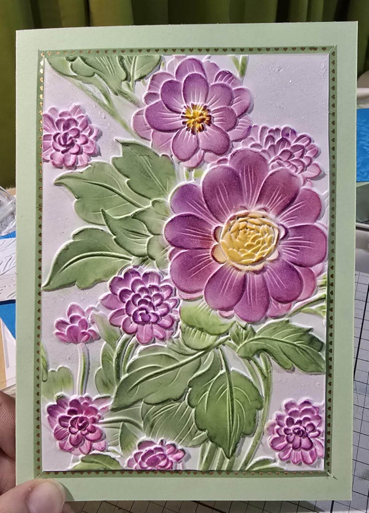 Tulip 3D Embossing Folder for Card Making DIY Scrapbooking Blossom Tulip Flower Clear Plastic Texture Fades Embossing Folder Template for Scrapbooking Paper Crafts Arts Supplies Handmade Crafts customer photo 1
