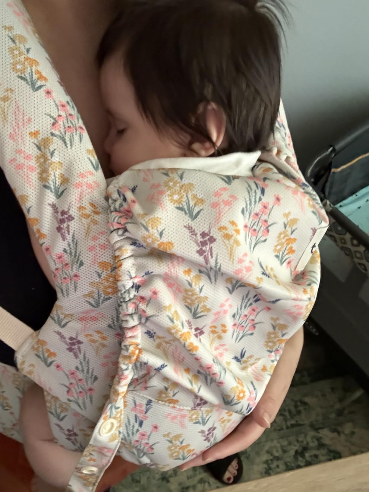Baby Tula Explore Carriers - Breathable Baby Carrier Newborn to Toddler - Adjustable Toddler Carrier - Multiple Ergonomic Positions Front and Back - Ergonomic Fit for 7-45 lb - Linen, Spruce customer photo 2