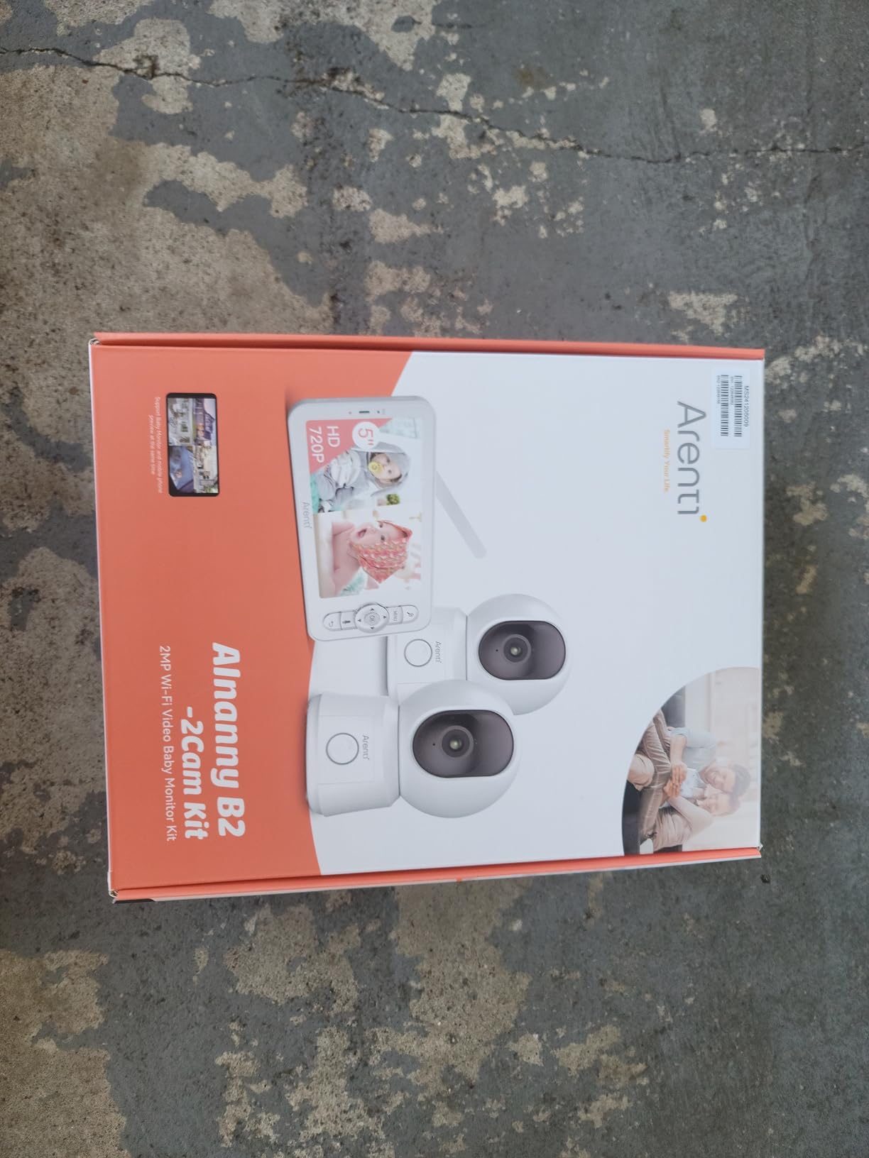 ARENTI Baby Monitor 2 Cameras, Smart Baby Camera with 5-Inch Wireless Display, Super Night Vision, Temperature Sensor, Sound Detection, Auto Motion Tracking, 2-Way Audio, VOX Mode B2 Set customer photo 2