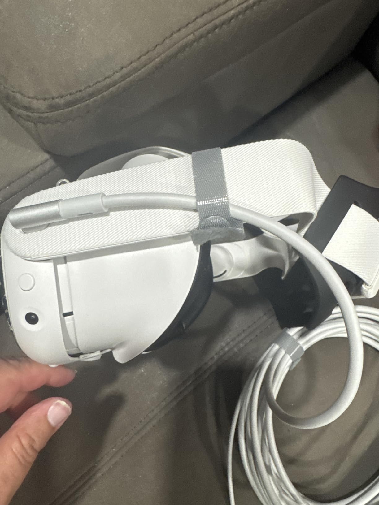 KIWI design Link Cable with Charging 16FT Compatible with Meta Quest 3S/3/2/Pro/Pico 4 Accessories and PC/SteamVR, USB 3.0 to USB C Link Cable with 5Gbps Super Speed for Extended Gameplay, White customer photo 1