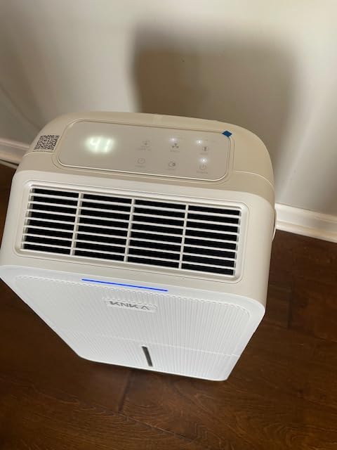 KNKA 2500 Sq.Ft Dehumidifier for Basement with Drain Hose Max 34 Pints, Dehumidifiers for Home, Bedroom, Bathroom, Large Room, Three Modes, Intelligent Humidity Control, Dry Clothes, 24HR Timer customer photo 2
