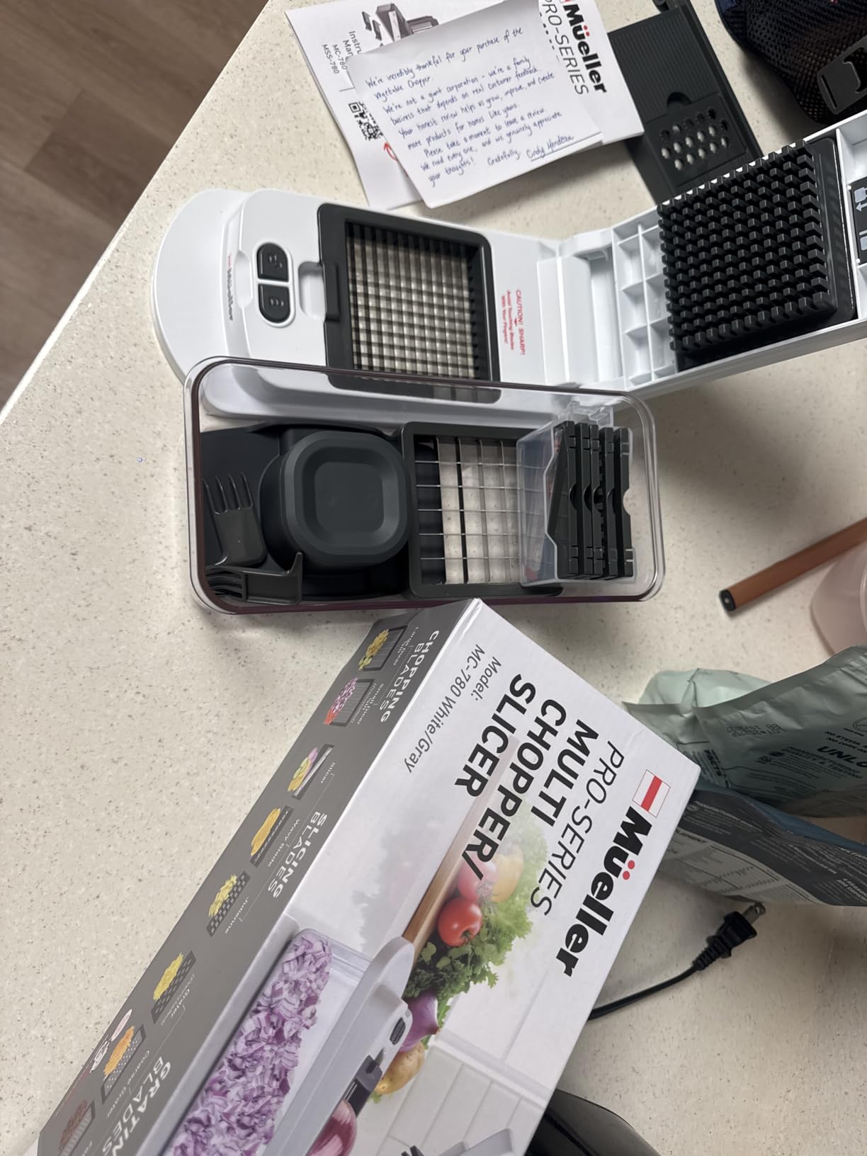 Mueller Pro-Series 10-in-1 Vegetable Chopper, Mandoline Slicer - Kitchen Essentials customer photo 2