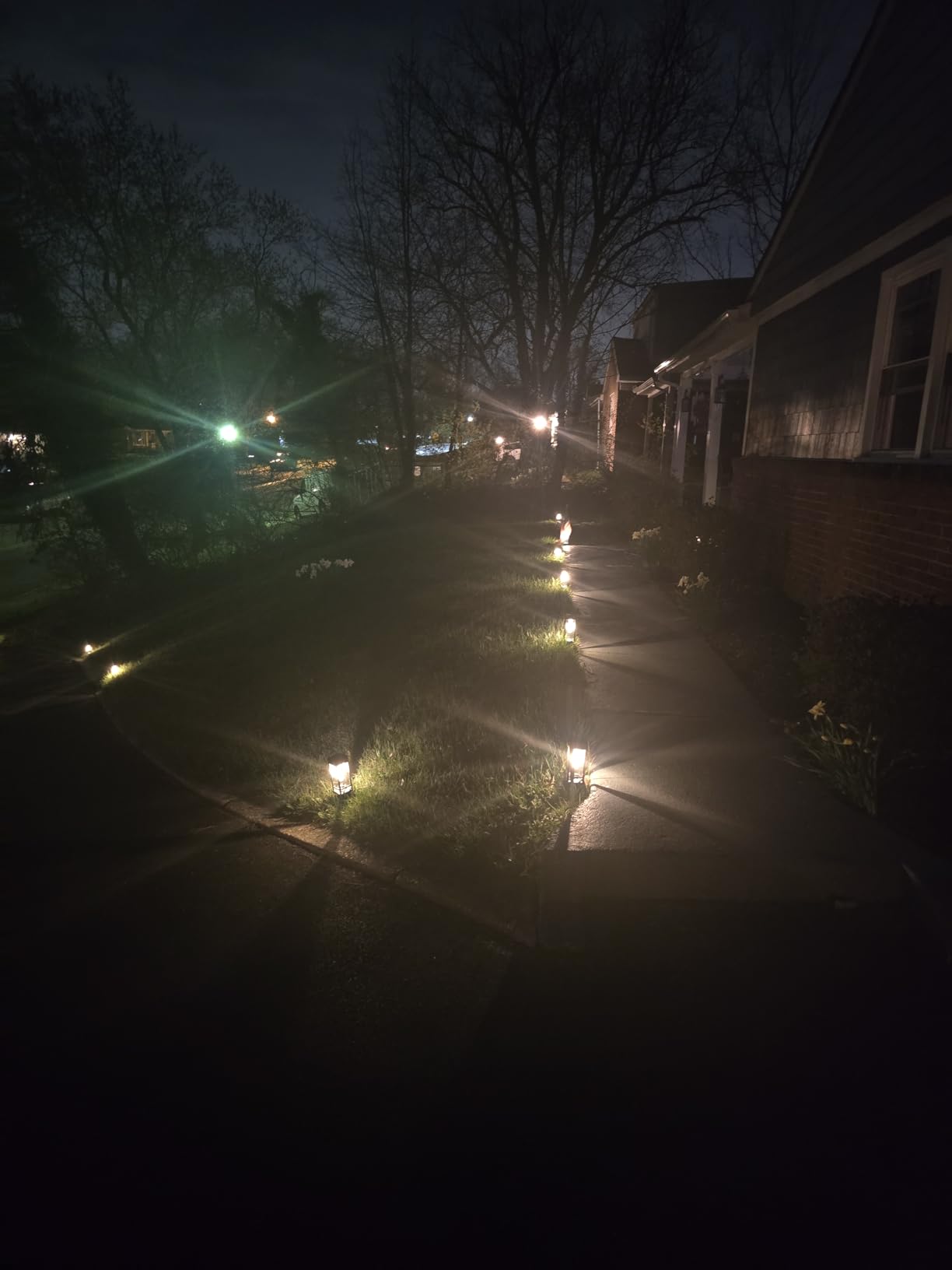 KOOPER Taller Solar Pathway Lights Outdoor, 8 Pack Upgraded Brighter Solar Garden Lights Solar Powered, Up To 15 Hours Outdoor Solar Lights for Yard Landscape Lighting Path Walkway Driveway Sidewalk customer photo 2