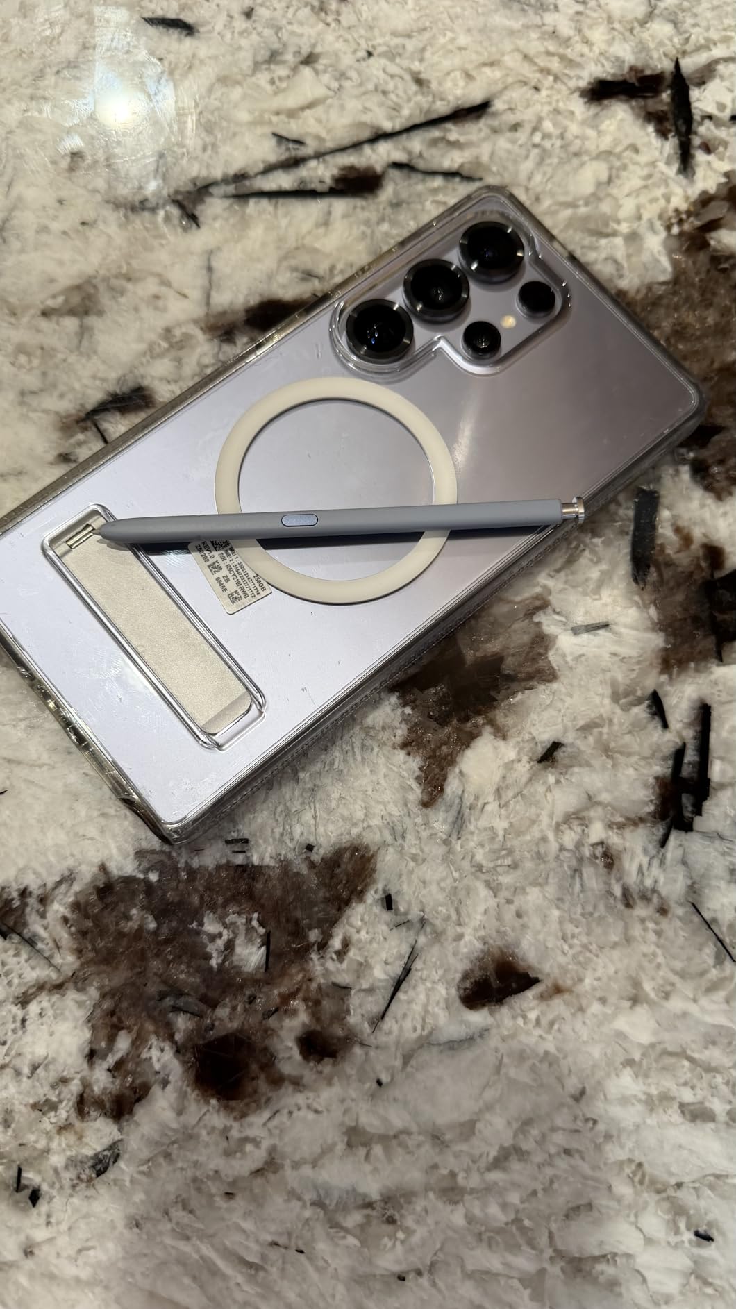 S25 Ultra S Pen Replacement for Samsung Galaxy S25 Ultra Stylus Pen, Light Silver S Pen for S25 Ultra Pen with 5 PCS Tips/Nibs Replacement (Light Silver) customer photo 1