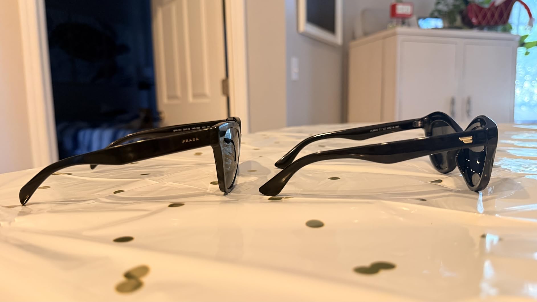 Retro Cat Eye Sunglasses for Women, Vintage Retro Narrow Cateye Frame Trendy Sun Glasses, OP6913 customer photo 2