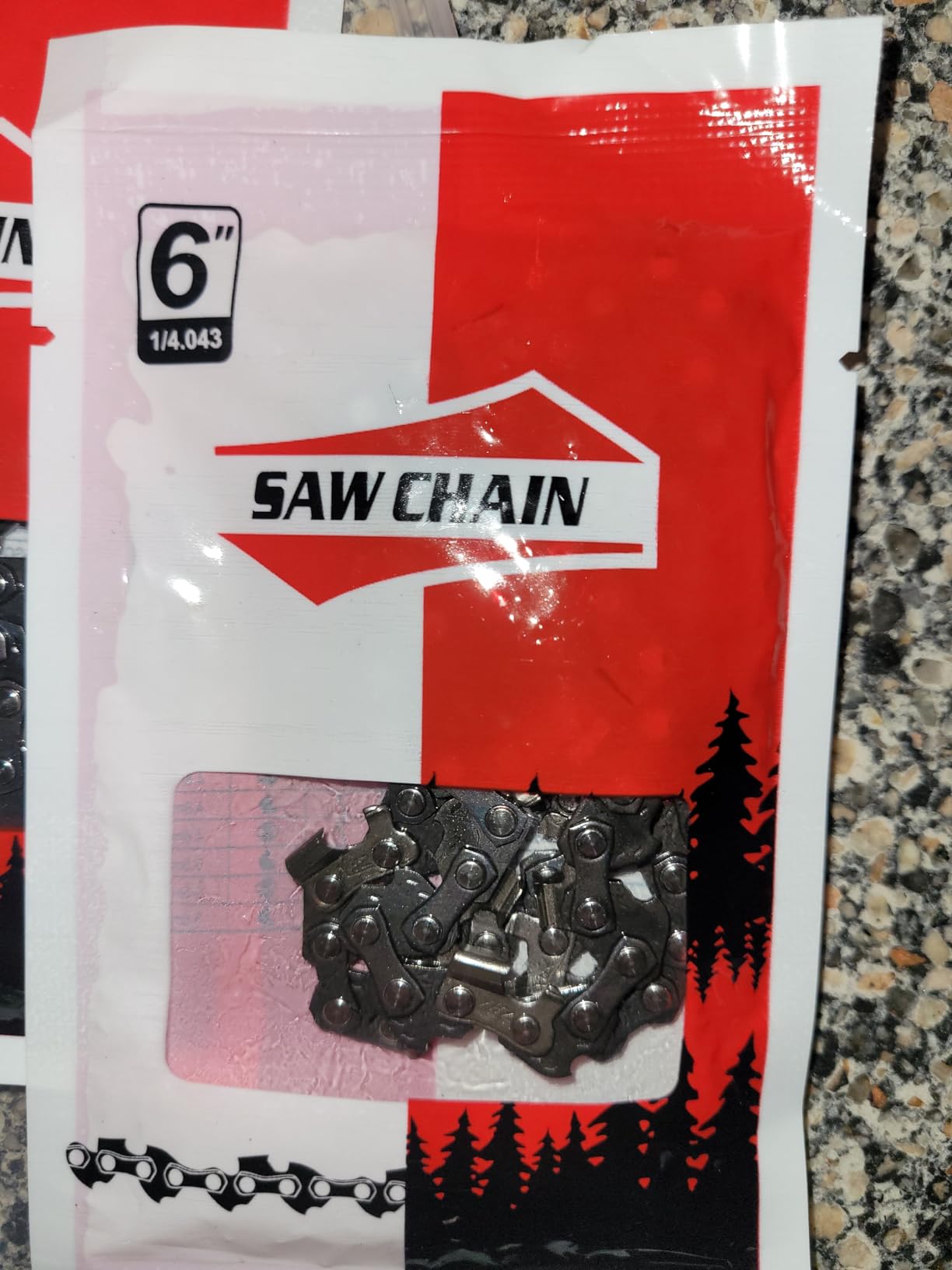 6 Inch Chainsaw Chain, 5 Pieces Replacement Chains for Almost 6-inch Cordless Electric Portable Mini Chainsaws, Durable Carbon 6Inch Chainsaw Chains for Pruning Shears and Wood Cutting customer photo 1