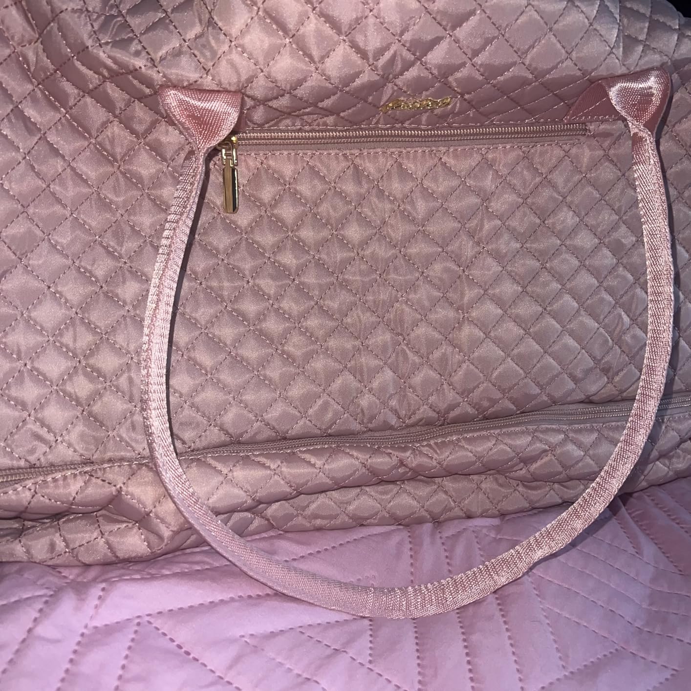 Travel Weekender Bags for Women - Duffle Bag Women with Shoe Compartment Carry On Overnight Bag with Toiletry Bag Duffel Bags with Wet Pocket for Gym Hospital Bags for Labor and Delivery Pink customer photo 2