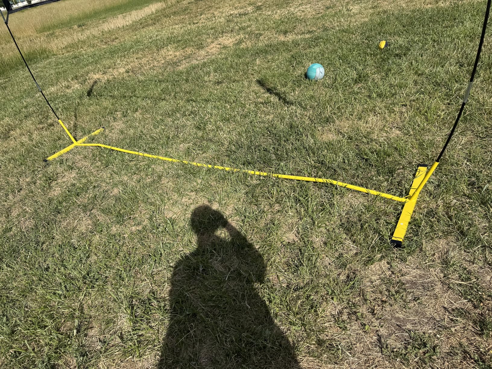 Apex Sports Volleyball Net Training - 12' Wide, Portable Adjustable Height 7.4' to 8' - Includes Ground Stakes, Carry Bag - Indoor & Outdoor Use, Designed by Pro Athletes for Peak Performance customer photo 1