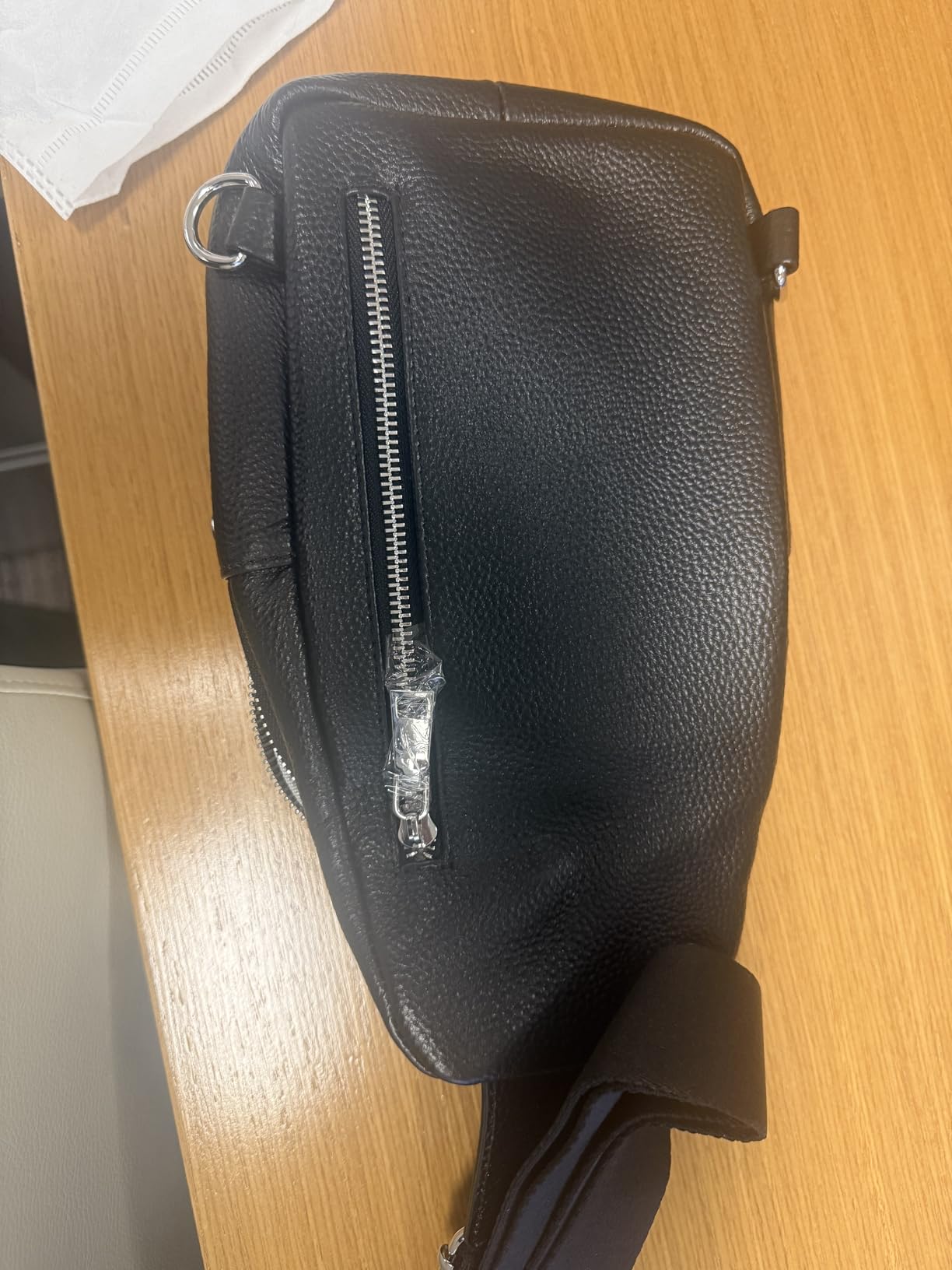 Genuine Leather Small Sling Bag for Women Anti-Theft Crossbody Chest Bags Fanny Packs for Travel with RFID Card Slots customer photo 2