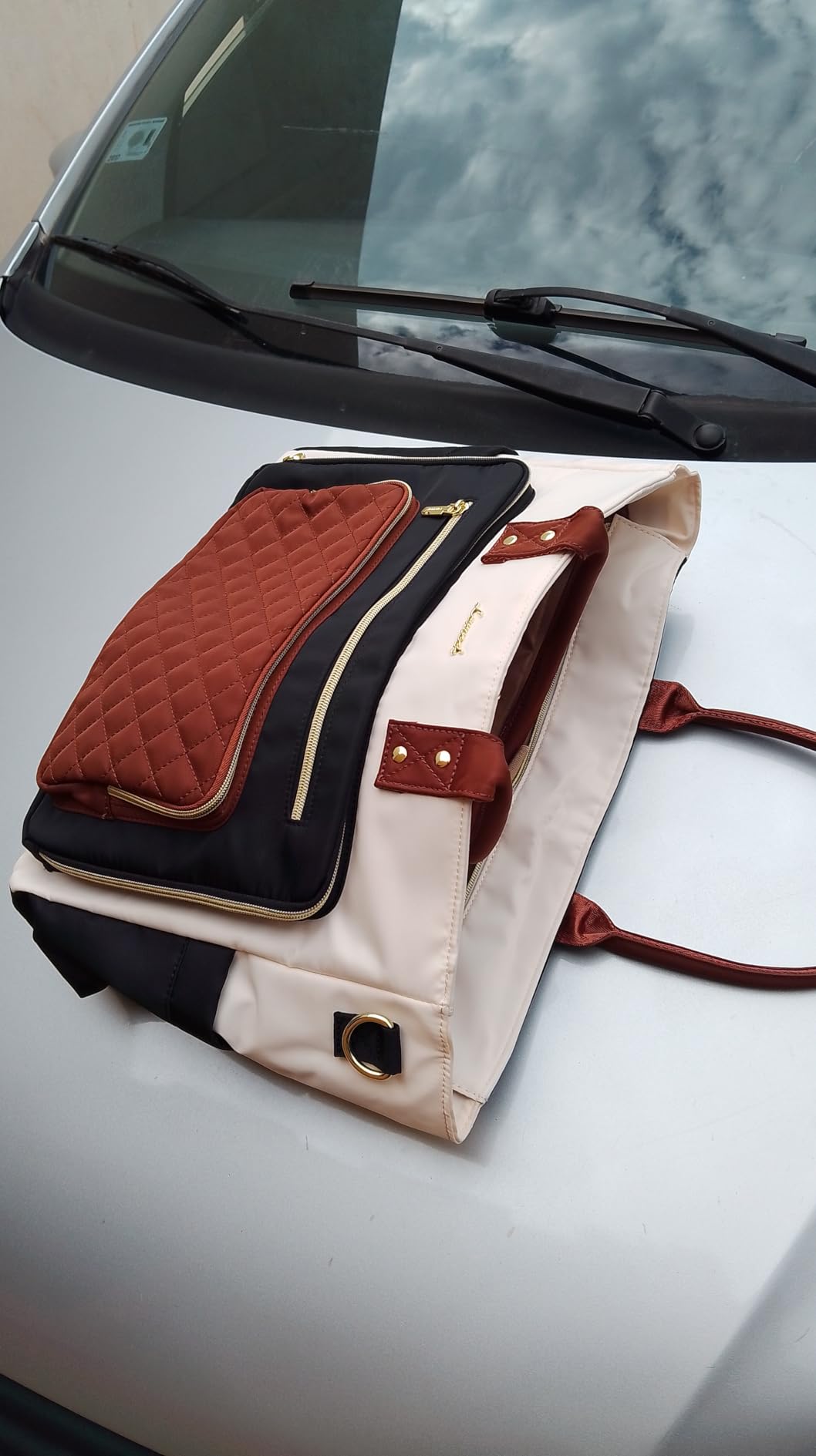 LOVEVOOK Teacher Tote Bag for Women Work, Laptop Bag With Large Cup Holder, Nurse Bags Professional Briefcase Business Computer Purses Bible Handbag customer photo 2