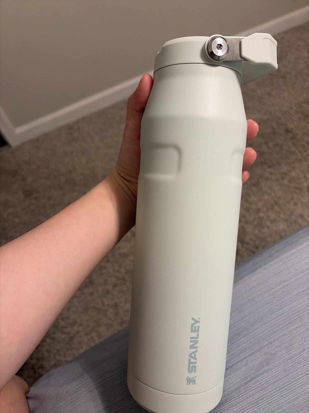 Stanley IceFlow Flip Straw 2.0 Water Bottle 24 oz | Built-In Straw with Larger Opening | Lightweight and Leak Resistant | Insulated Stainless Steel | BPA-Free | Twilight customer photo 1