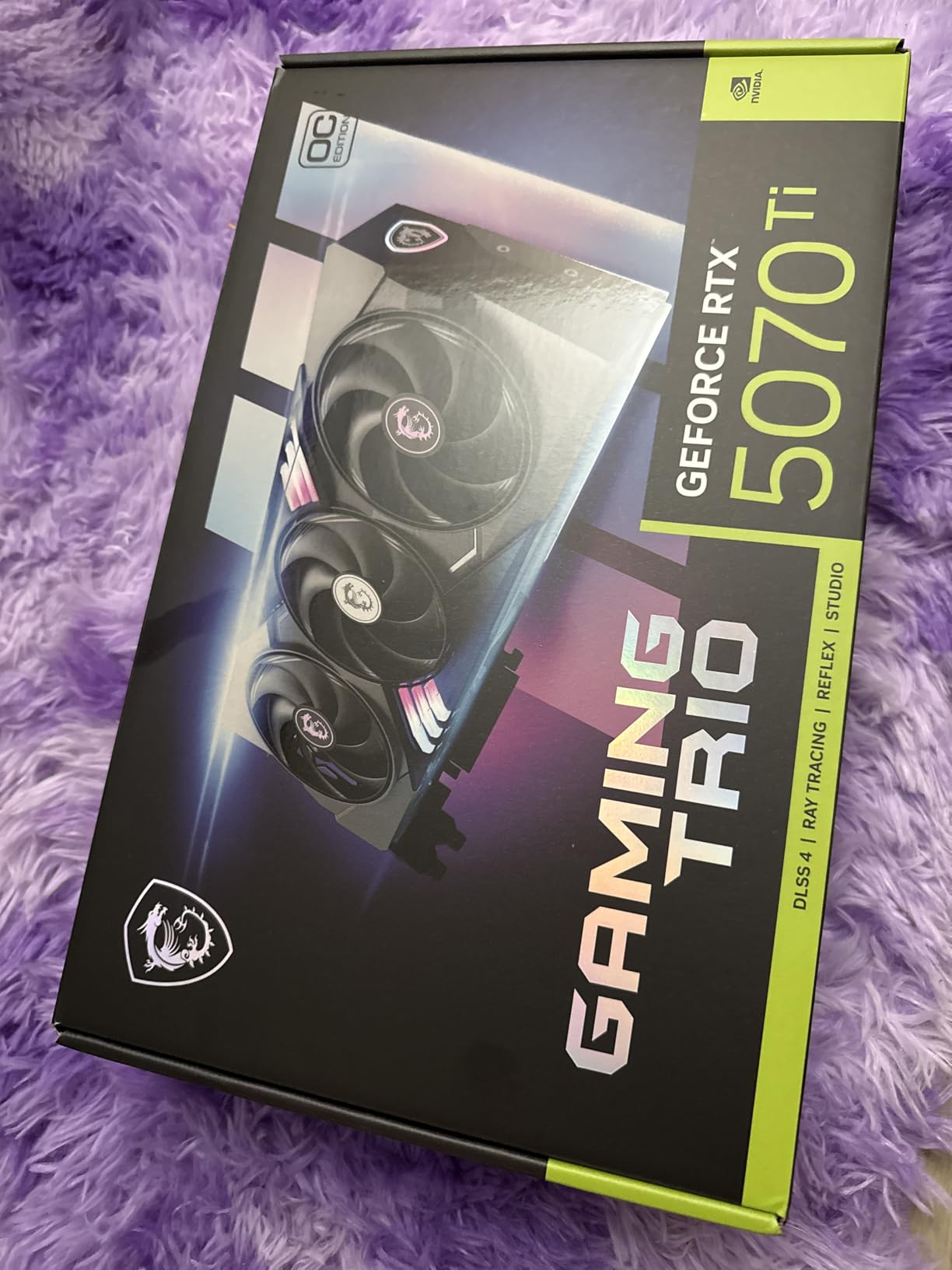 MSI NVIDIA GeForce RTX 5070 Ti 16G Gaming Trio OC Plus Graphics Card customer photo 1