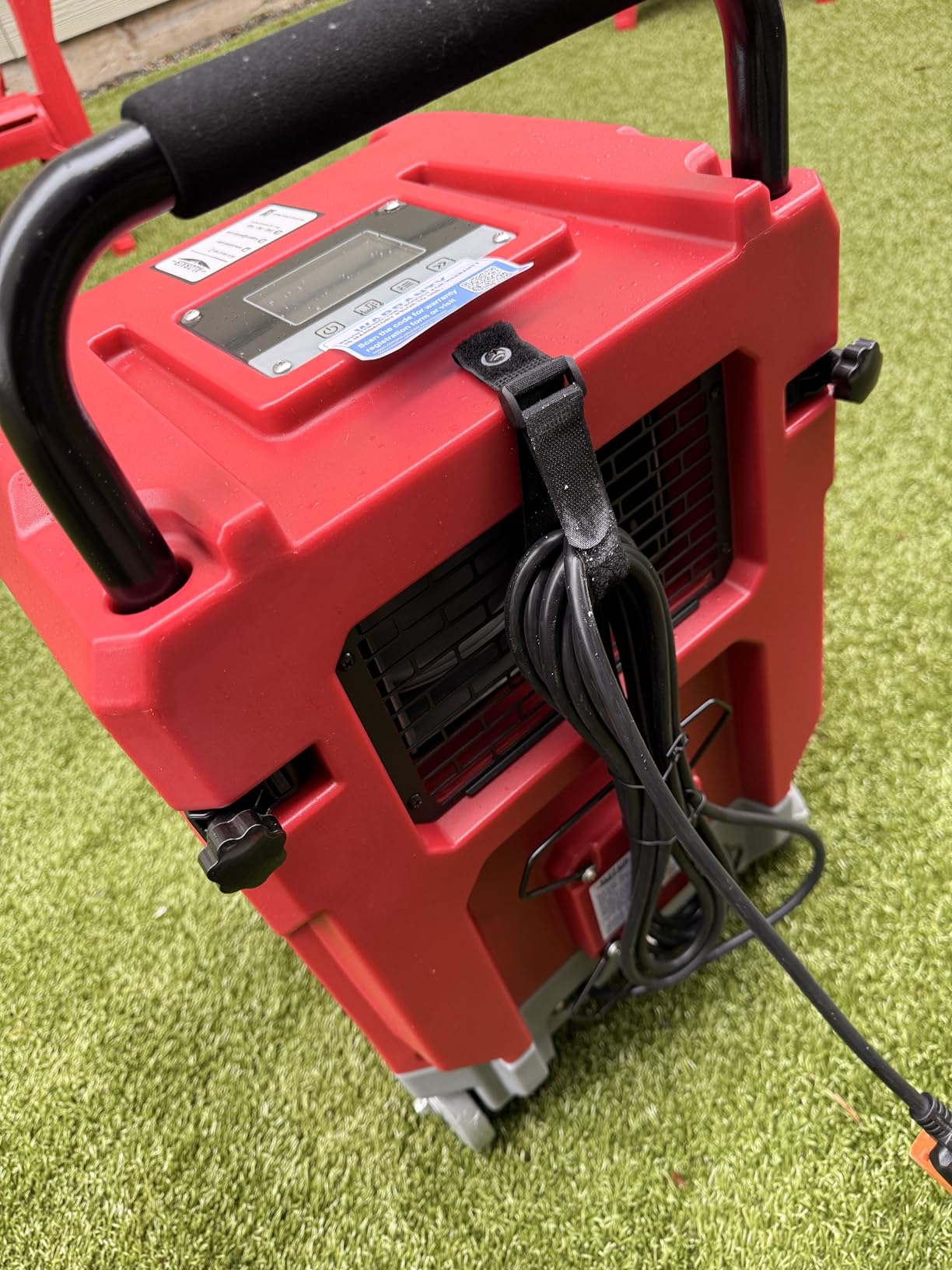 ALORAIR 170 PPD Commercial Dehumidifier with Pump & Drain Hose, LGR Industrial Use, Portable Dehumidifier with Wheels for Water Damage Restore, Carpet Drying, Storm 80X (Red) customer photo 1