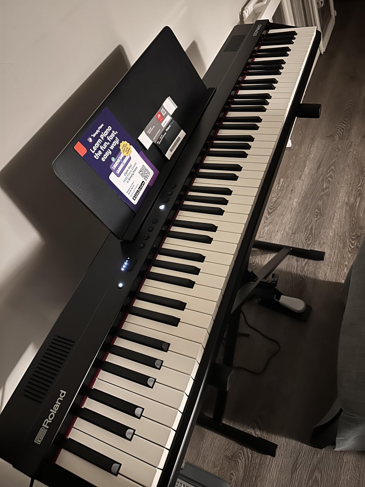 Roland GO:PIANO88PX | Entry-Level Portable 88-Note Digital Piano | Premium Performance | Lightweight Design | Powerful Learning Features | Battery-Powered Operation | Bluetooth & MIDI Connectivity customer photo 1