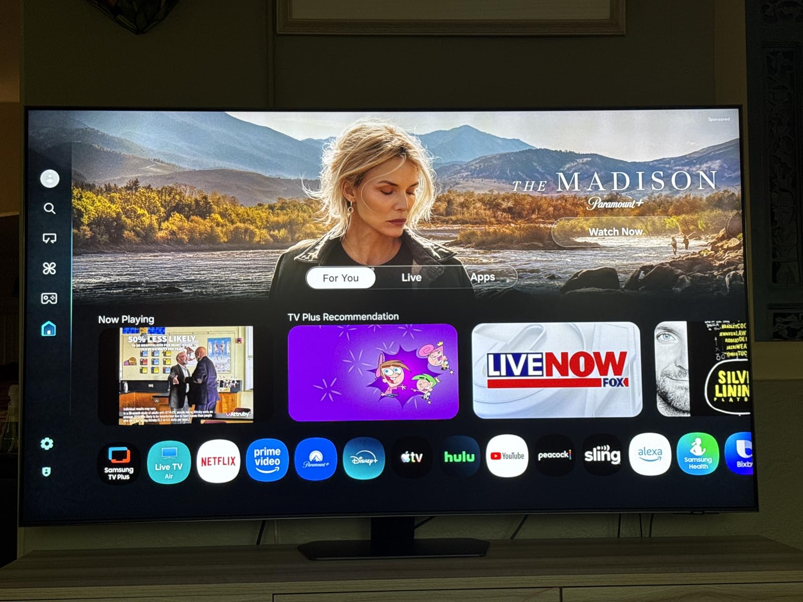 Samsung 65-Inch Class Neo QLED 4K QN90F Series, Vision AI, Mini LED Smart TV (2025 Model) - Neo Quantum HDR+, Object Tracking Sound+ w/Dolby Atmos, Glare Free, Gaming Hub, Alexa Built-in customer photo 1