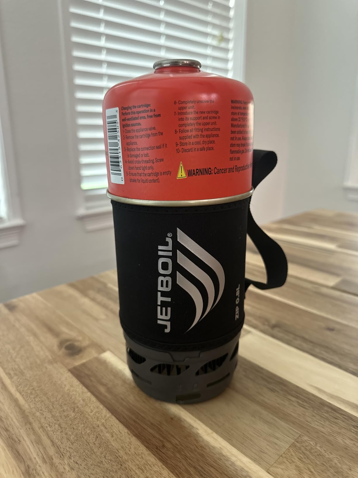 Jetboil Zip 0.8L Portable Fast Boil Stove with Easy-Turn Knob Igniter for Backpacking and Camping customer photo 2