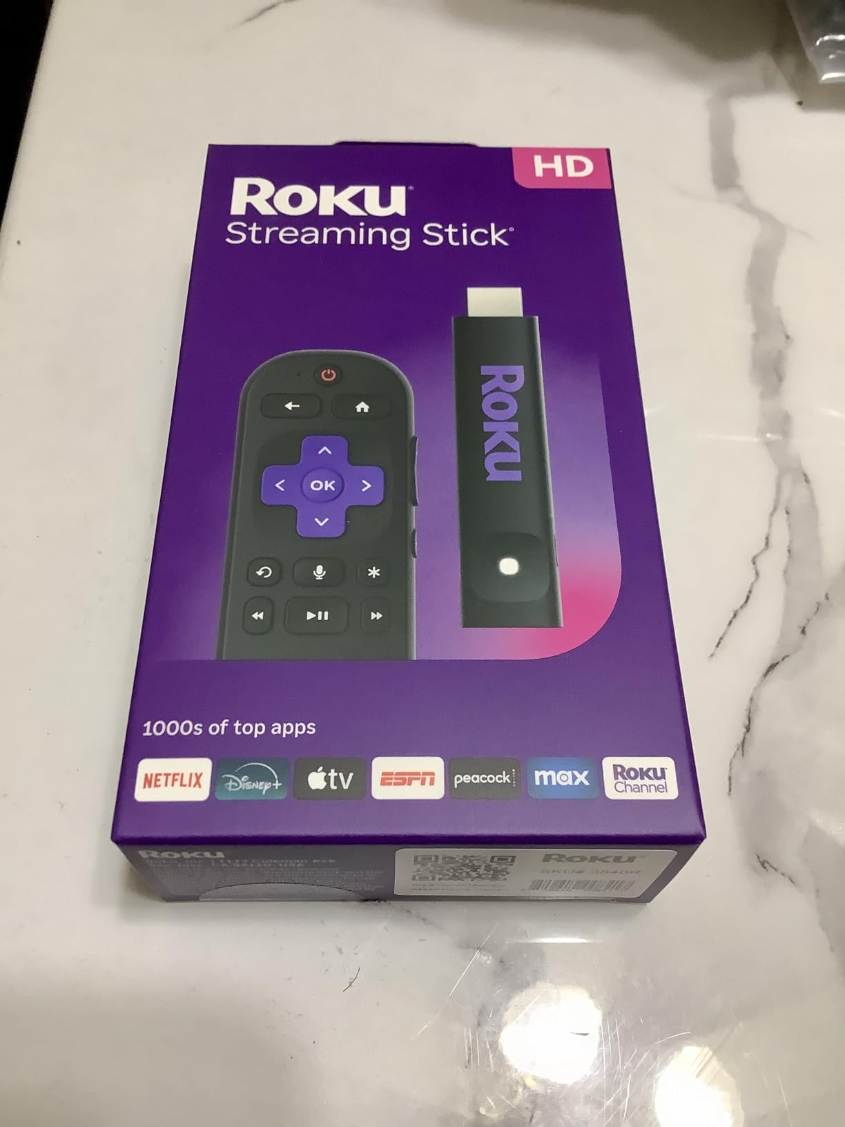Streaming Stick HD - HD Streaming Device for TV with Roku Voice Remote, Free & Live TV customer photo 1