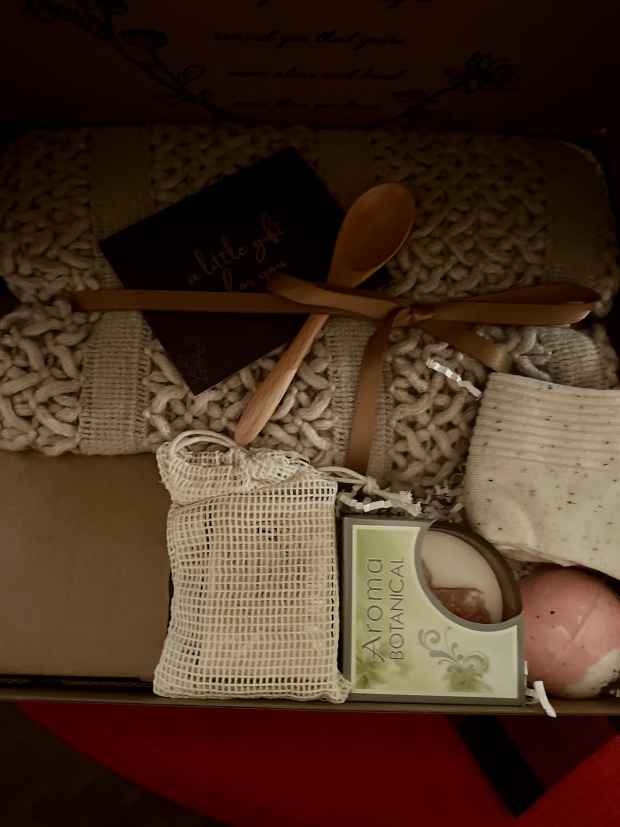 Get Well Soon Gift Baskets for Men&Women- Self Care Package/Brithday - After Surgery, Sympathy Gifts for Loss of Loved One, Thinking of You/ Grief /Bereavement /Miscarriage Gifts (Grey & Navy Blue) customer photo 1