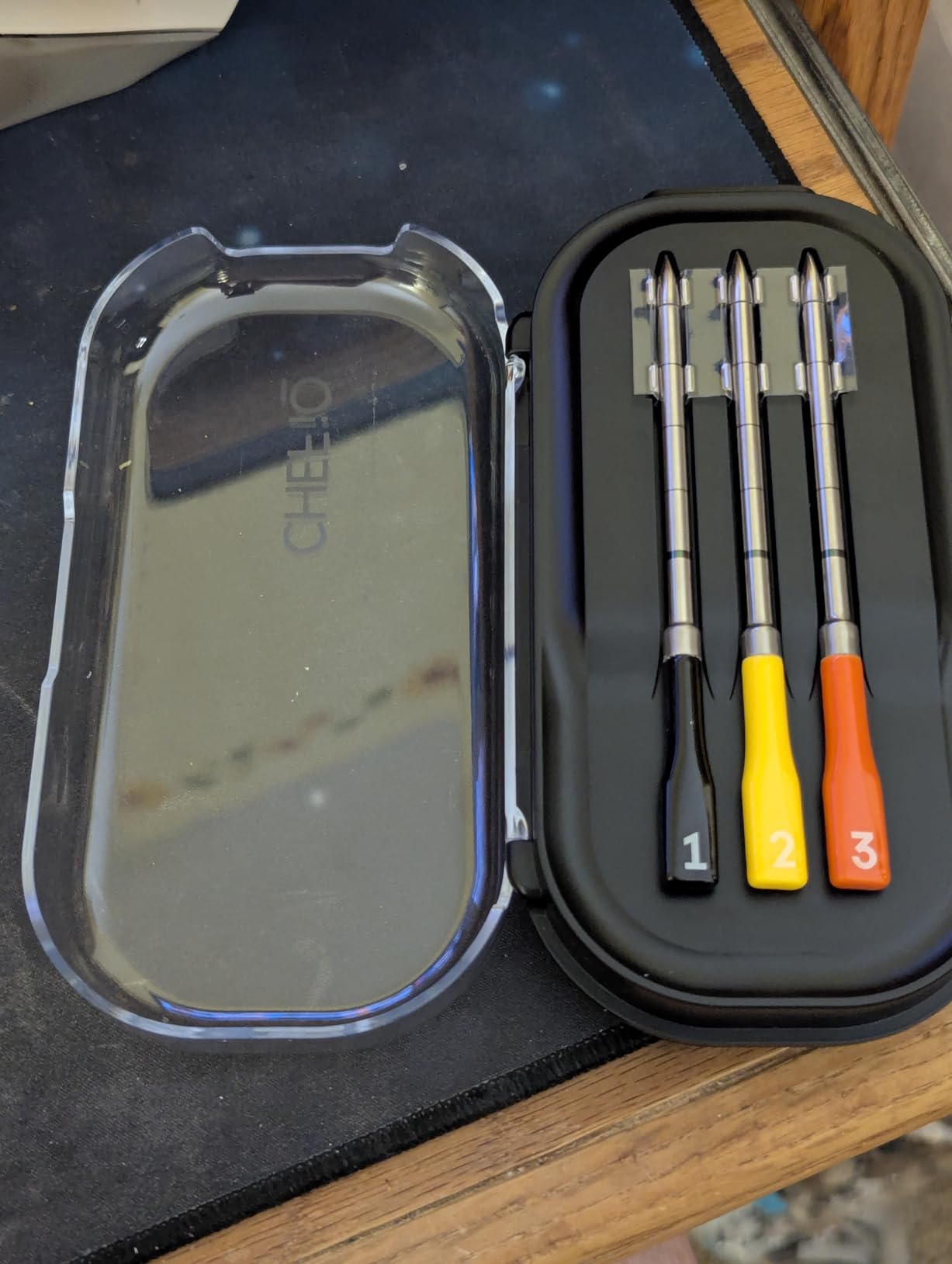 CHEF iQ Sense | Smart Wireless Meat Thermometer | 3 Ultra-Thin Probes | WiFi Unlimited Range | 1000°F Heat Safe | 5 Sensors | BBQ, Grill, Oven, Smoker, Air Fryer | Gen3 customer photo 2