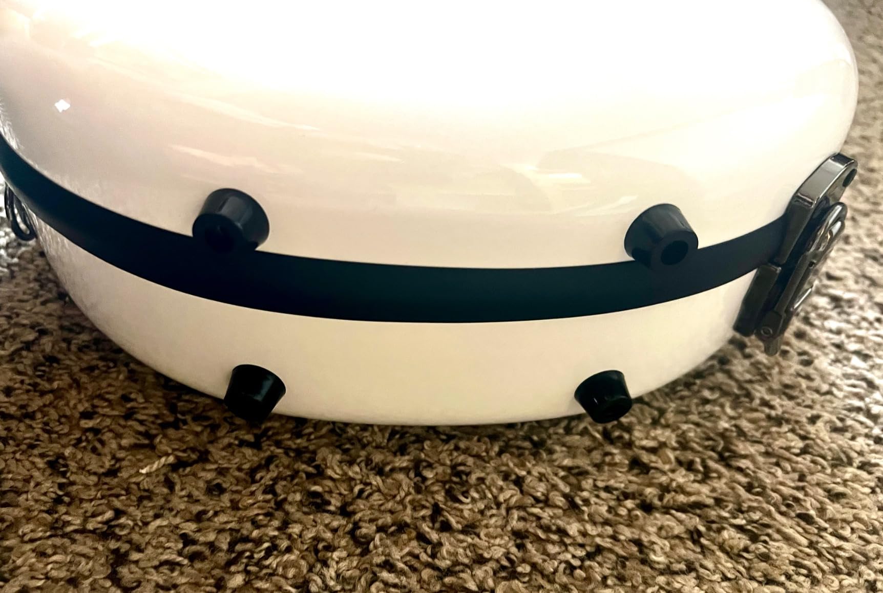 Crossrock A-Style Mandolin Case for Gibson A4-100% Fiberglass Hardshell with TSA Lock, Reinforced Steel Latches & Detachable Padded Shoulder Straps - Milky White (CRF2020MAGMW) customer photo 1
