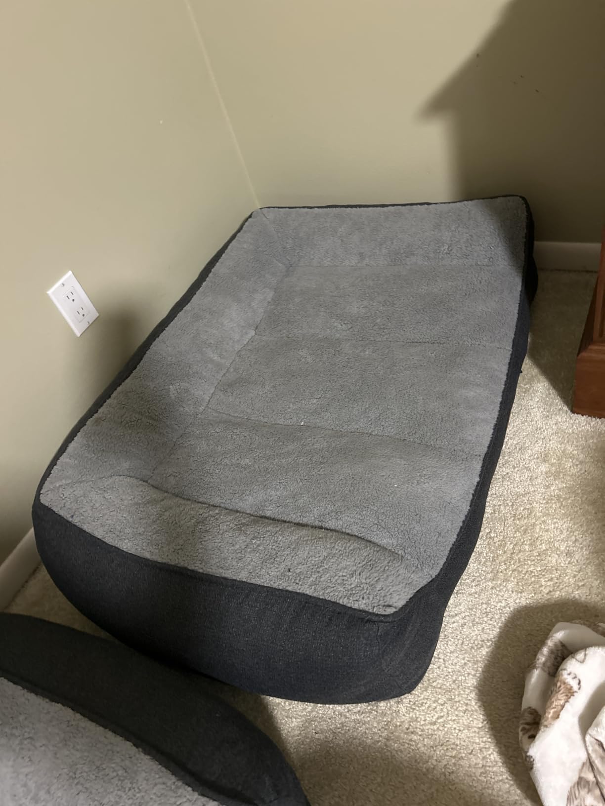 Bedsure SupportMax™ XL Orthopedic Dog Beds Large Sized Dog - As Seen on TV Extra Thick Supportive Dogs Couch with Waterproof Washable Cover, Extra Large Comfort Pet Sofa with Soft Sherpa, Grey, 42