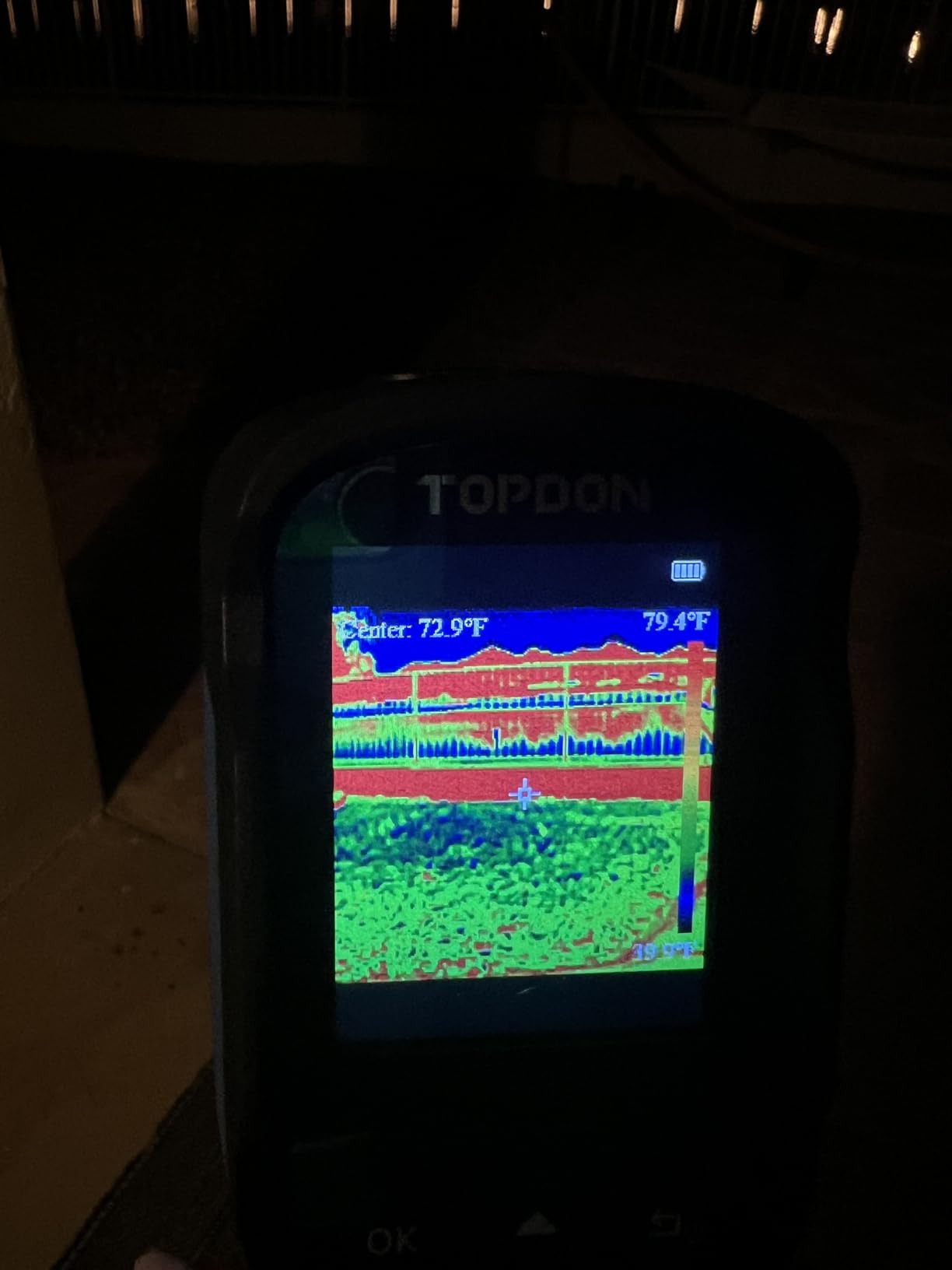 TOPDON TC004 Mini Thermal Imaging Camera, 240 x 240 TISR Resolution, 15-Hour Battery Life, 128 x 128 IR Resolution, 25Hz Handheld Infrared Camera with High/Low Temp Alerts, Auto Shutdown customer photo 1