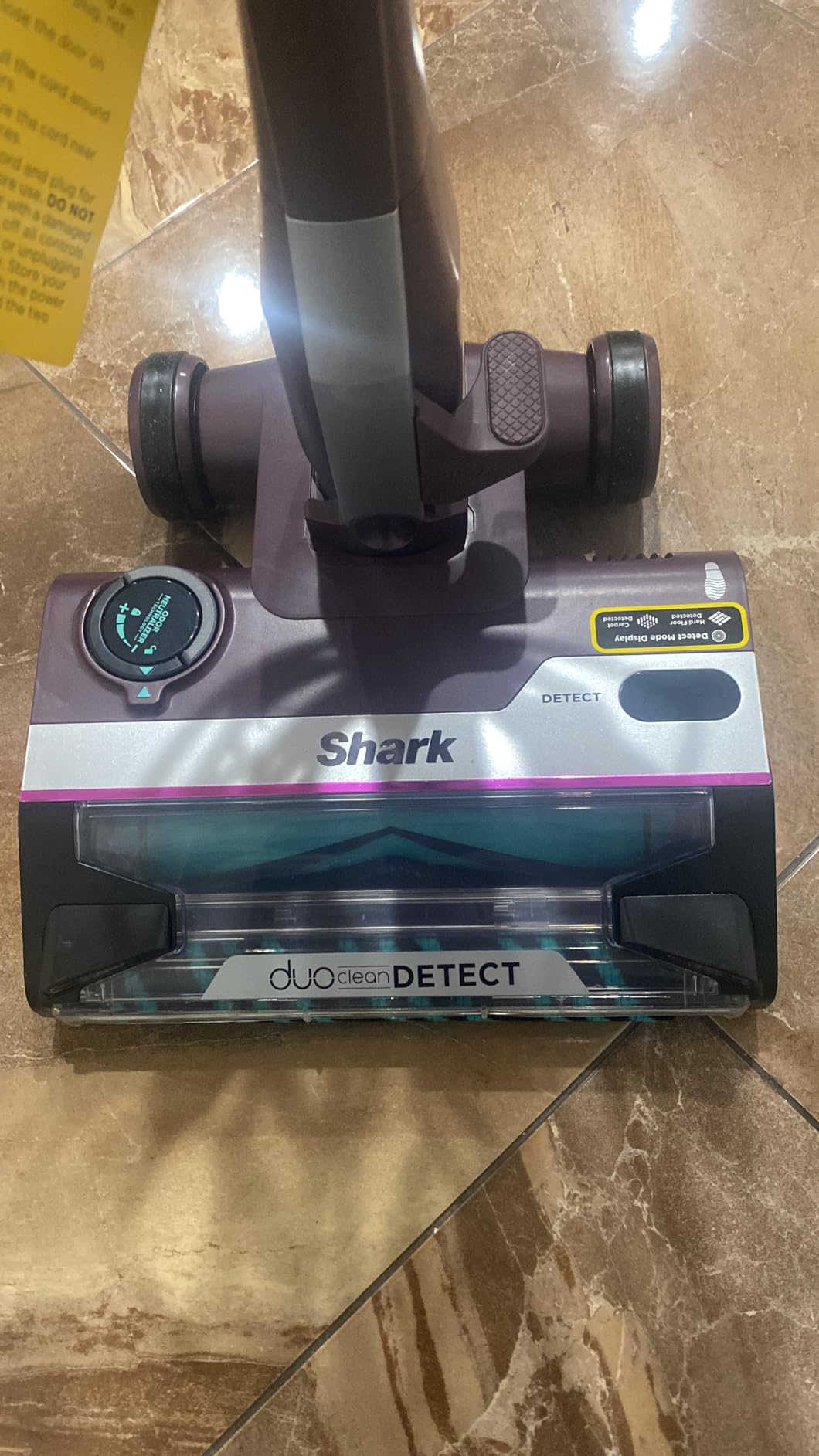 Shark POWERDETECT Ultra-Light Corded Stick Vacuum with DuoClean Technology, Self-Cleaning Brushroll for No Hair Wrap, Anti-Allergen Complete Seal, and Odor Neutralizer Technology, Purple, HZ4001AMZ customer photo 1