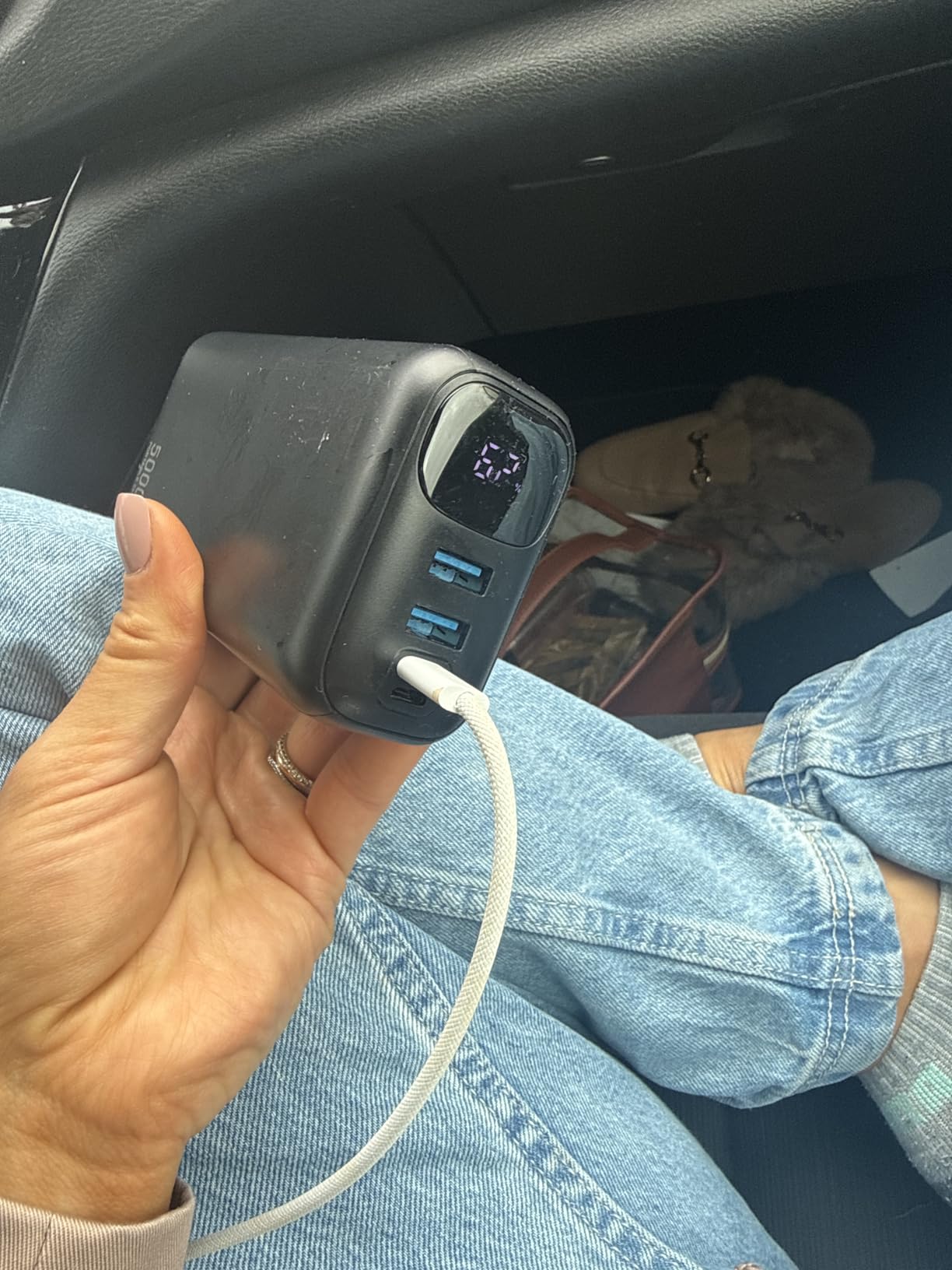 OHOVIV Portable Charger 50000mAh Power Bank - 22.5W Fast Charging External Battery Pack,USB-C Portable Phone Charger for iPhone 17/16/15/14/13 Pro Android Samsung, for Travel Camping Essential customer photo 2