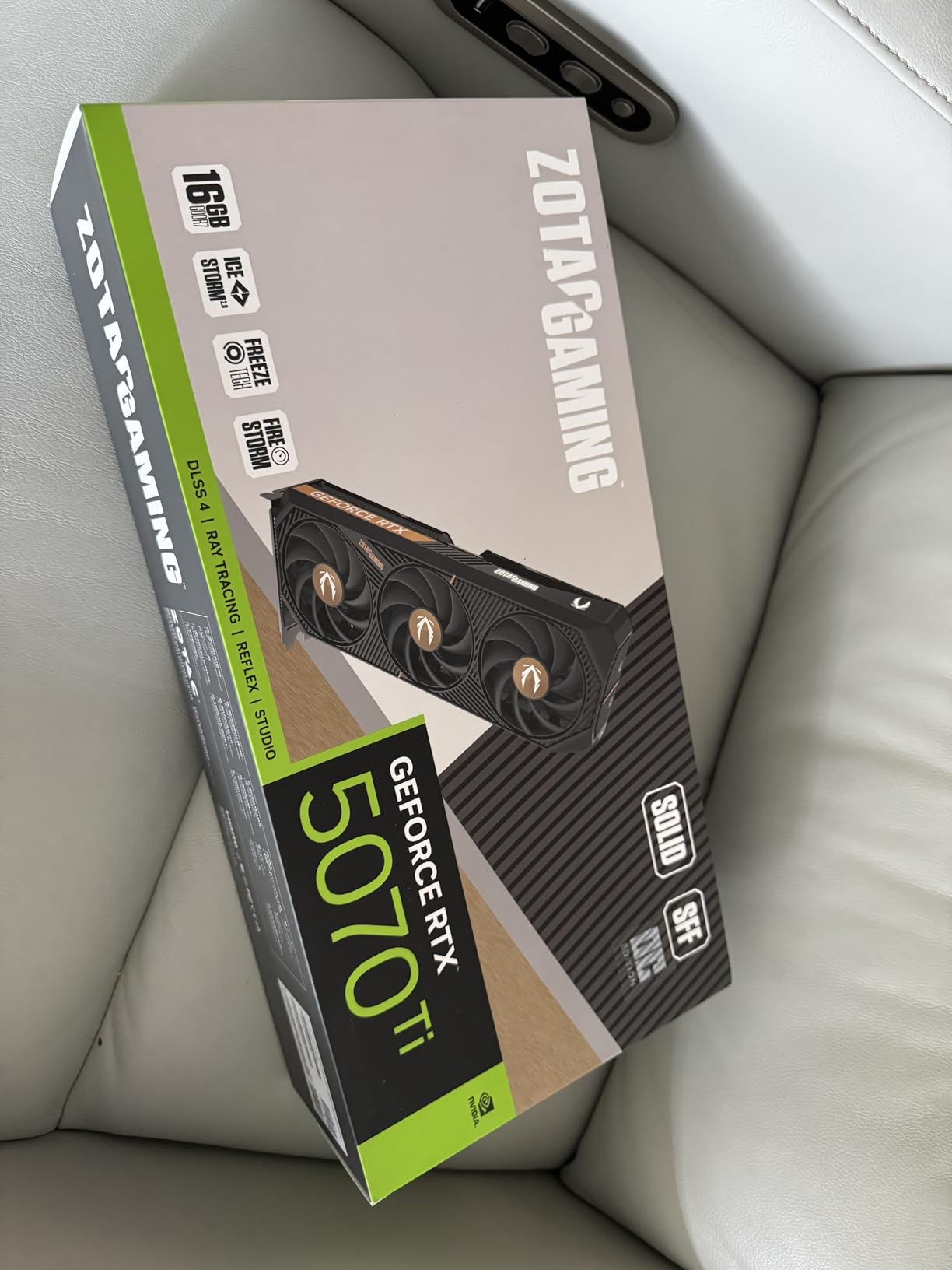 ZOTAC Gaming GeForce RTX 5070 Ti Solid SFF OC Graphics Card customer photo 1