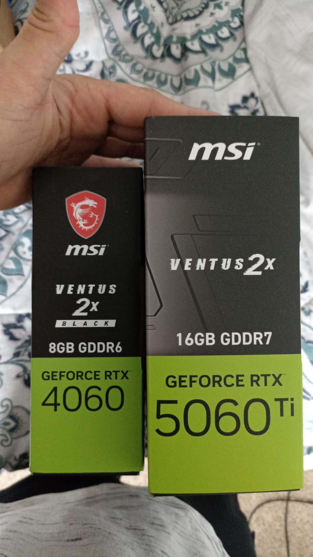 MSI Gaming RTX 5060 Ti 16G Ventus 2X OC Plus Graphics Card (16GB GDDR7, 128-bit, DisplayPort x 3 2.1a, HDMI 2.1b, NVIDIA Blackwell Architecture) customer photo 2
