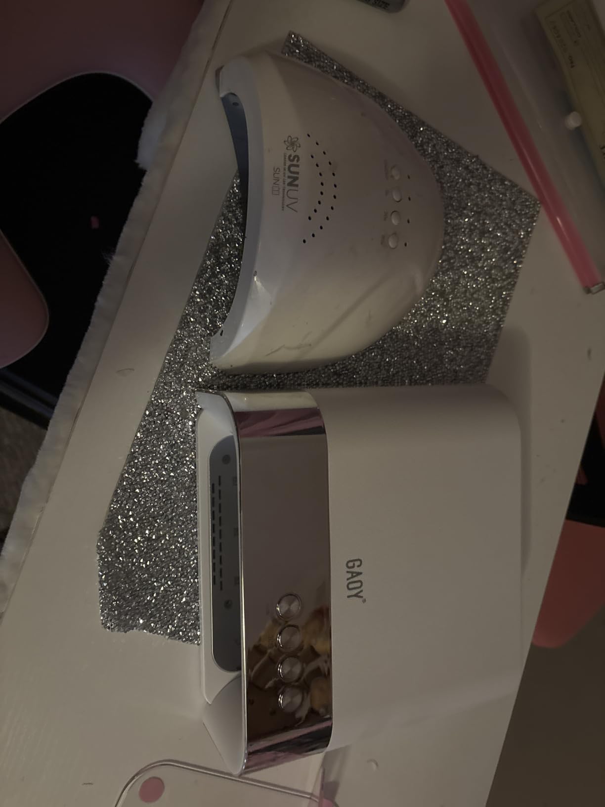 GAOY Professional UV Nail Lamp, Big Cavity Design for Long Nails, 36 LED Fast Curing Light with Infrared Sensor for Salon Gel and Acrylic Polish customer photo 1