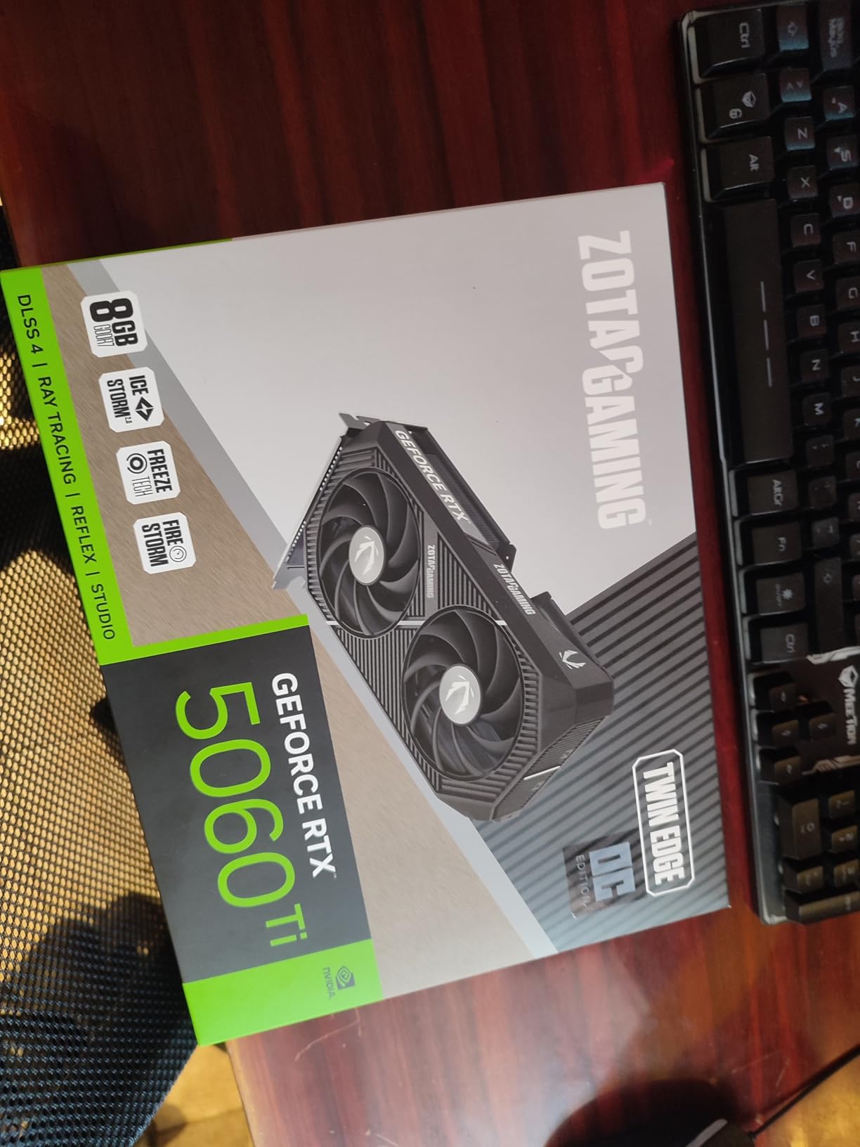 Zotac Gaming GeForce RTX 5060 Ti 8GB Twin Edge OC DLSS 4 Graphics Card (IceStorm 2.0 Cooling, SFF-Ready, PCIe 5.0, ZT-B50610H-10M) customer photo 1