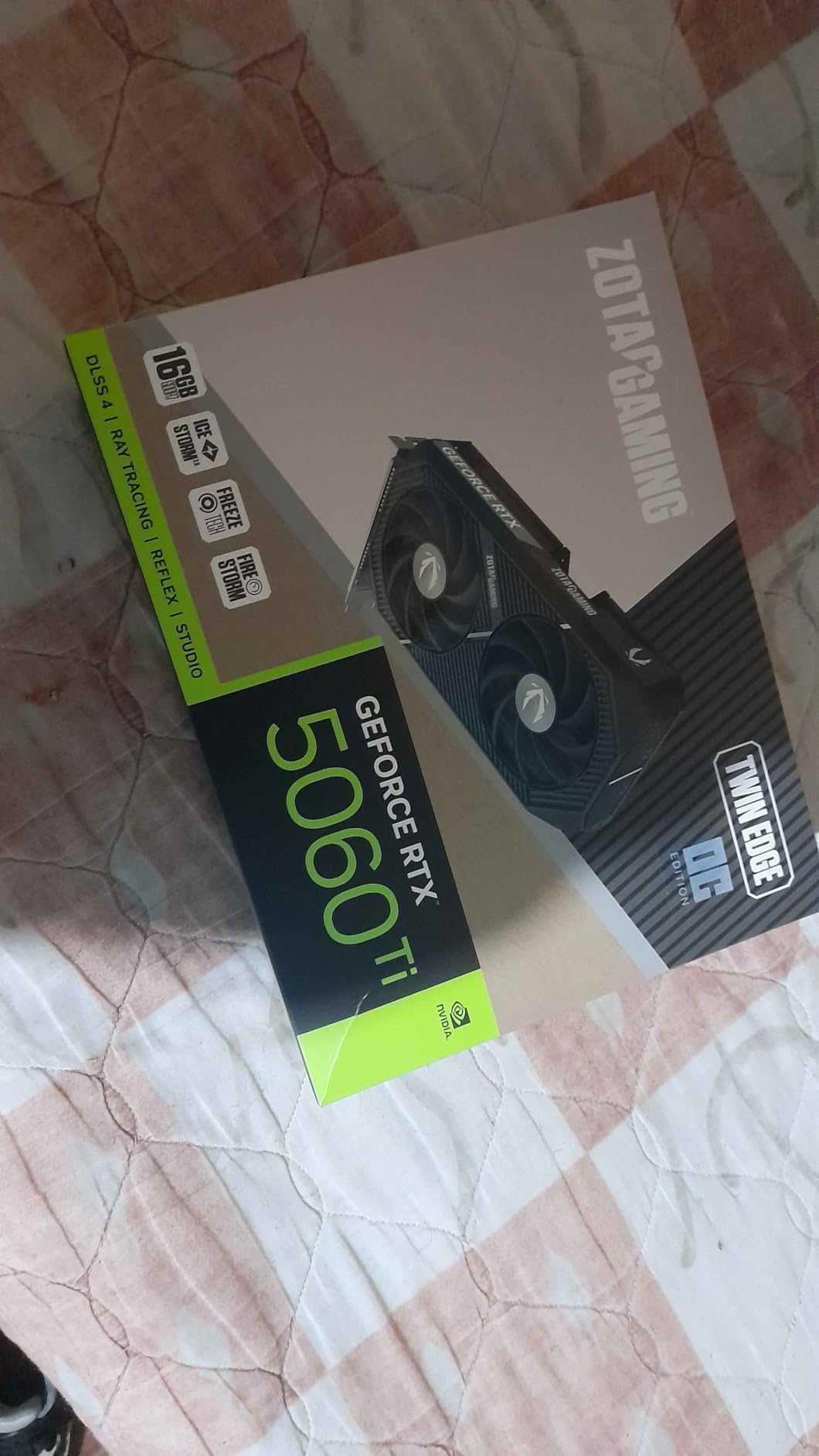Zotac Gaming GeForce RTX 5060 Ti 8GB Twin Edge OC DLSS 4 Graphics Card (IceStorm 2.0 Cooling, SFF-Ready, PCIe 5.0, ZT-B50610H-10M) customer photo 2