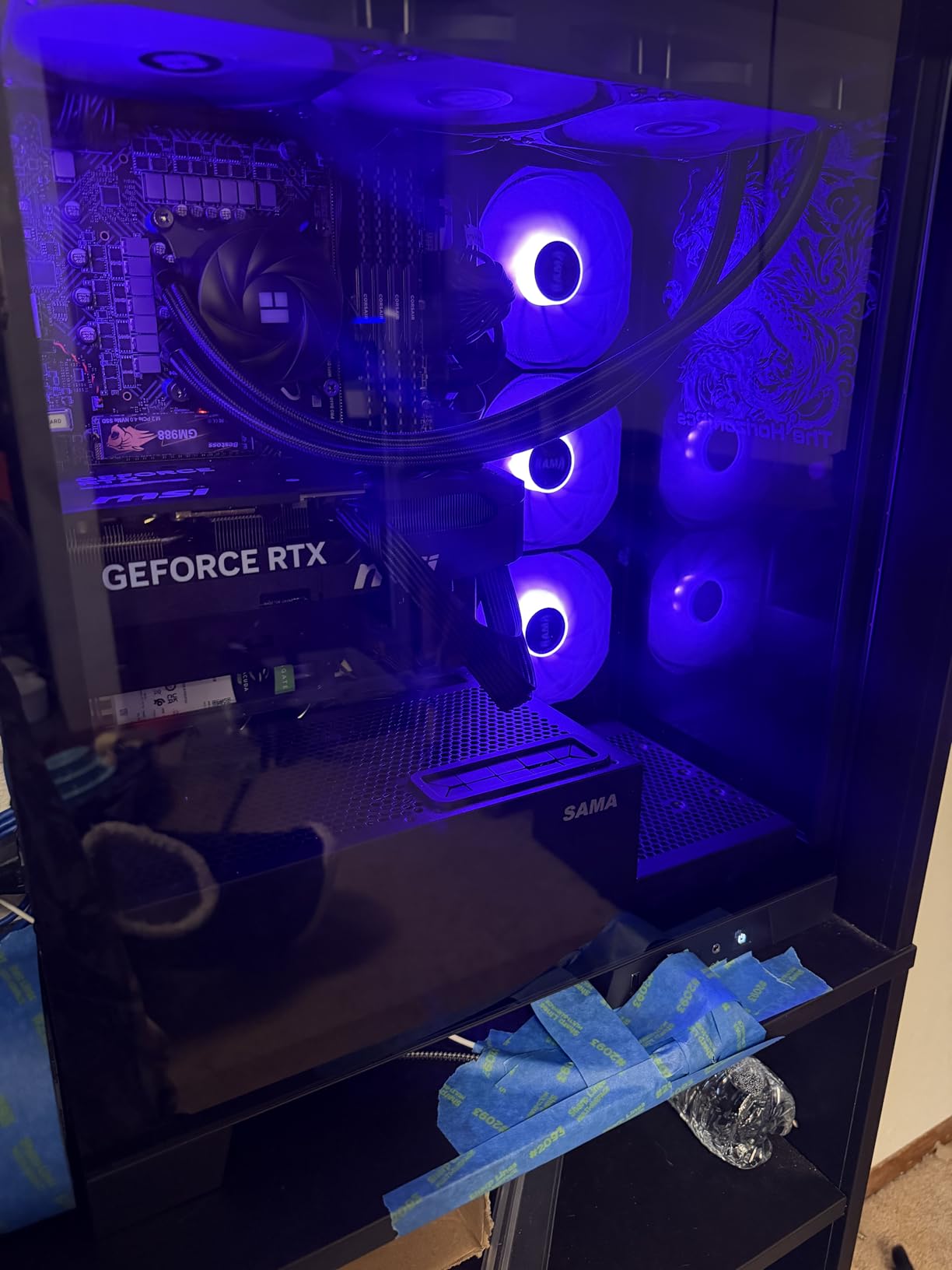 The Horizon Autherium Dragon RGB I9 RTX Gaming PC - 64GB RAM - 9TB High Speed Storage - Core I9 Upto 5.4Ghz - RTX 5070 OC - Windows 11 PRO - 360MM AIO - 2.4GB/s WiFi 6E, VR and Gaming Ready customer photo 2