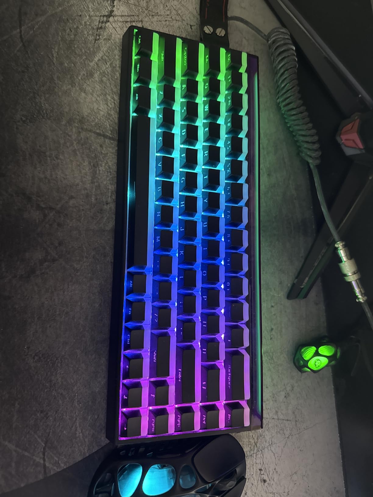 AULA Hero 68 HE 60% Gaming Keyboard Wired, Hall Effect Magnetic Switch Keyboard with 8K Hz Polling Rate, Side Printed PBT Keycaps, RGB Backlit Light Box, Customizable Web Software for PC/Mac Gamers customer photo 1