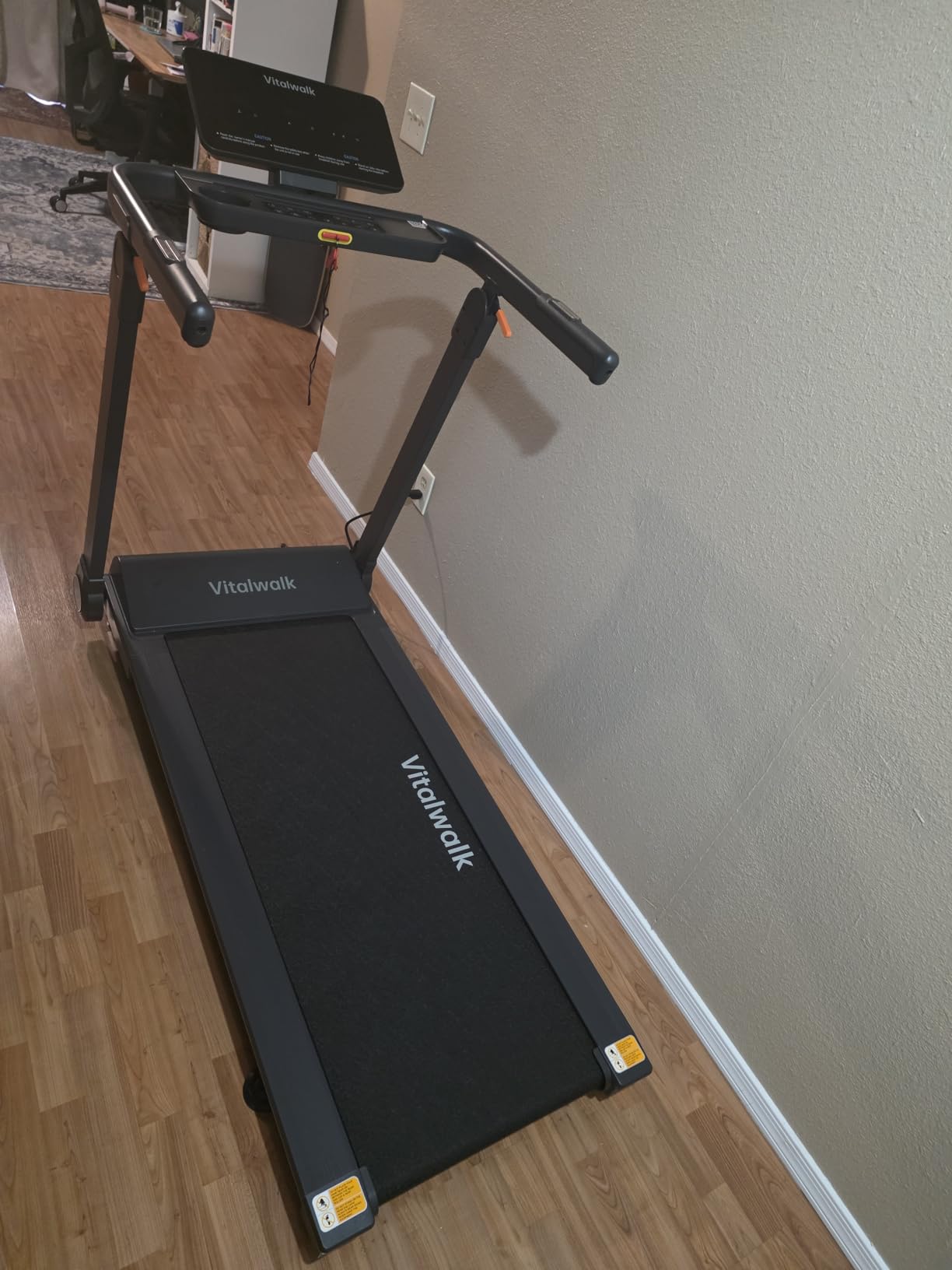 Foldable Treadmill with Auto Incline, Commercial Wide Running Belt, 10MPH, 3.5HP Brushless, Walking Pad Treadmill for Home, Auto Folding, No Installation, 350LBS Capacity, APP customer photo 2