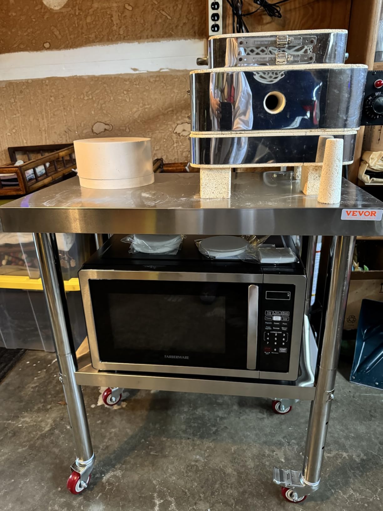 Professional Large Microwave Kiln for Glass Fusing with 50 Sheets Kiln Papers Glass Fusing DIY Crafts Supplies customer photo 2
