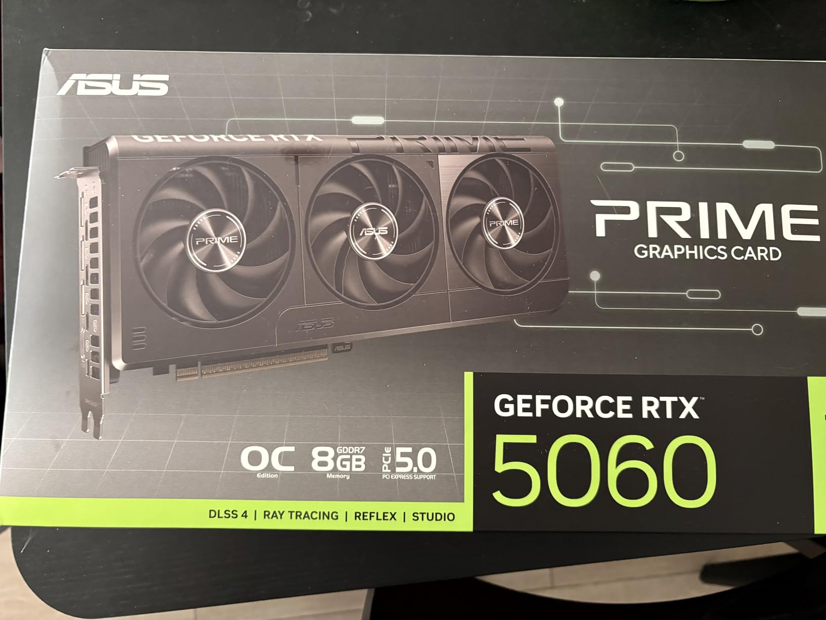 ASUS The SFF-Ready Prime GeForce RTX 5060 8GB GDDR7 OC Edition Graphics Card customer photo 2