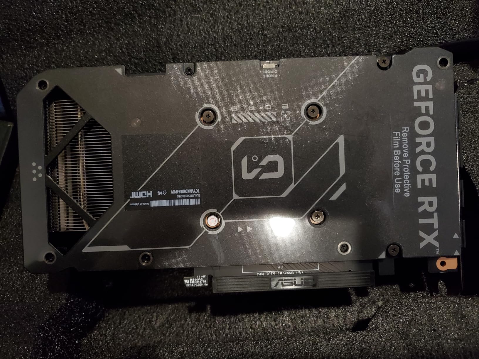 ASUS Dual GeForce RTX 5060 Ti 16GB GDDR7 OC Edition Graphics Card (PCIe 5.0, DLSS 4, HDMI 2.1b, DisplayPort 2.1b, 2.5-Slot, Axial-tech Fan, 0dB Technology) customer photo 2