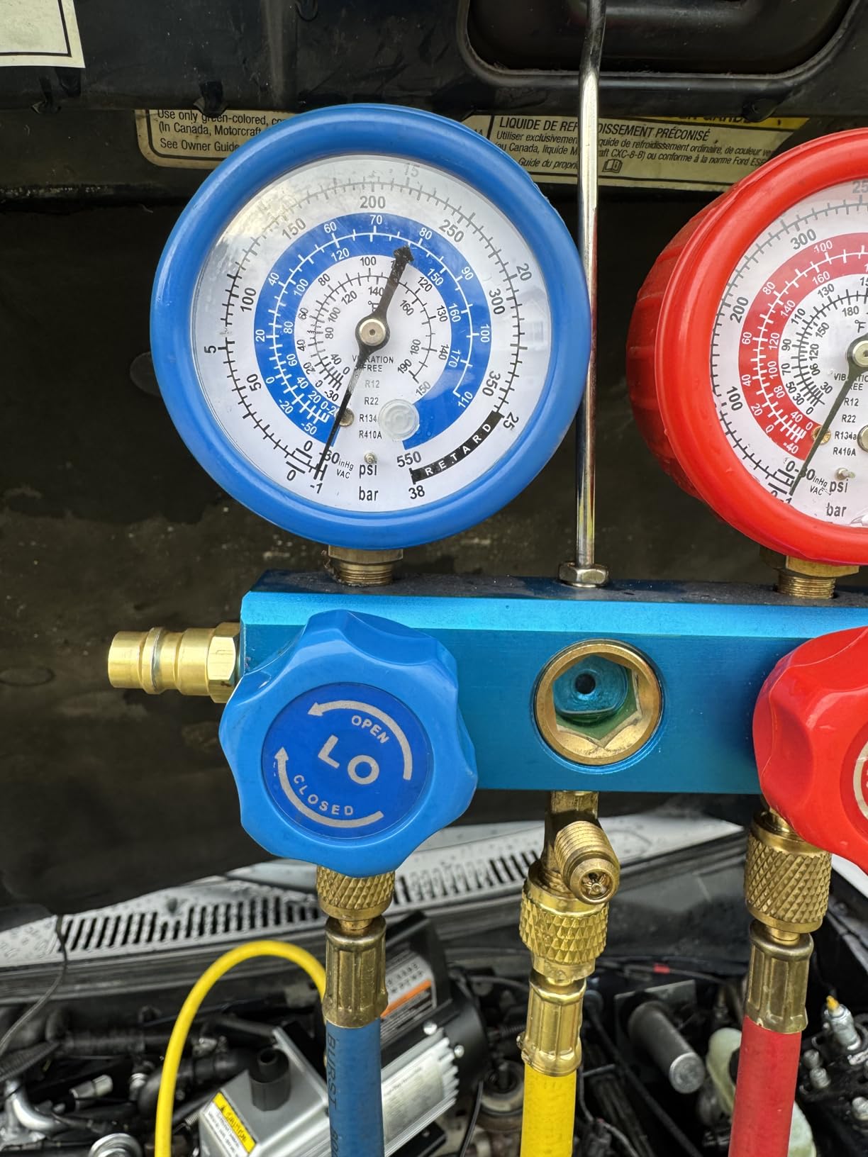 Pipe Freezing Device Assembly - Refrigerant Hose for HVAC Pipe Freezing Kits, 1/4-inch SAE Filling Hose with Fittings customer photo 1