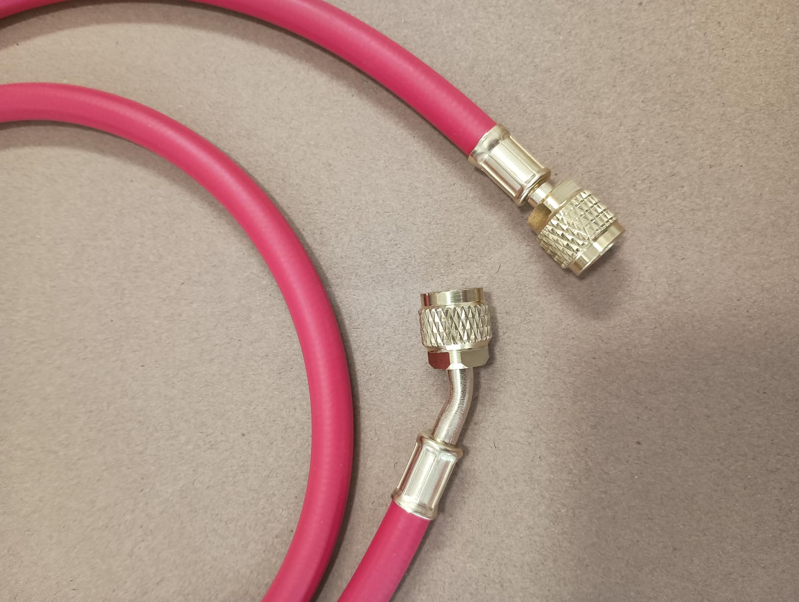 Pipe Freezing Device Assembly - Refrigerant Hose for HVAC Pipe Freezing Kits, 1/4-inch SAE Filling Hose with Fittings customer photo 4
