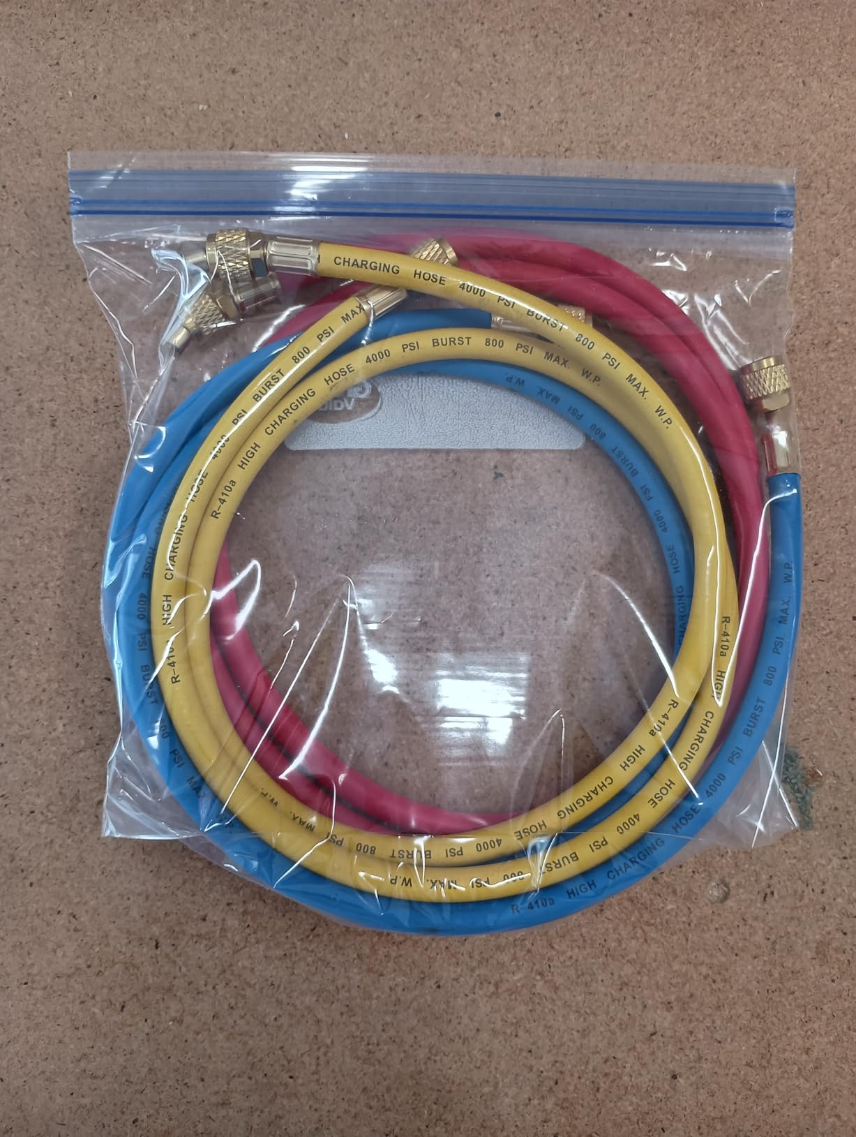 Pipe Freezing Device Assembly - Refrigerant Hose for HVAC Pipe Freezing Kits, 1/4-inch SAE Filling Hose with Fittings customer photo 5